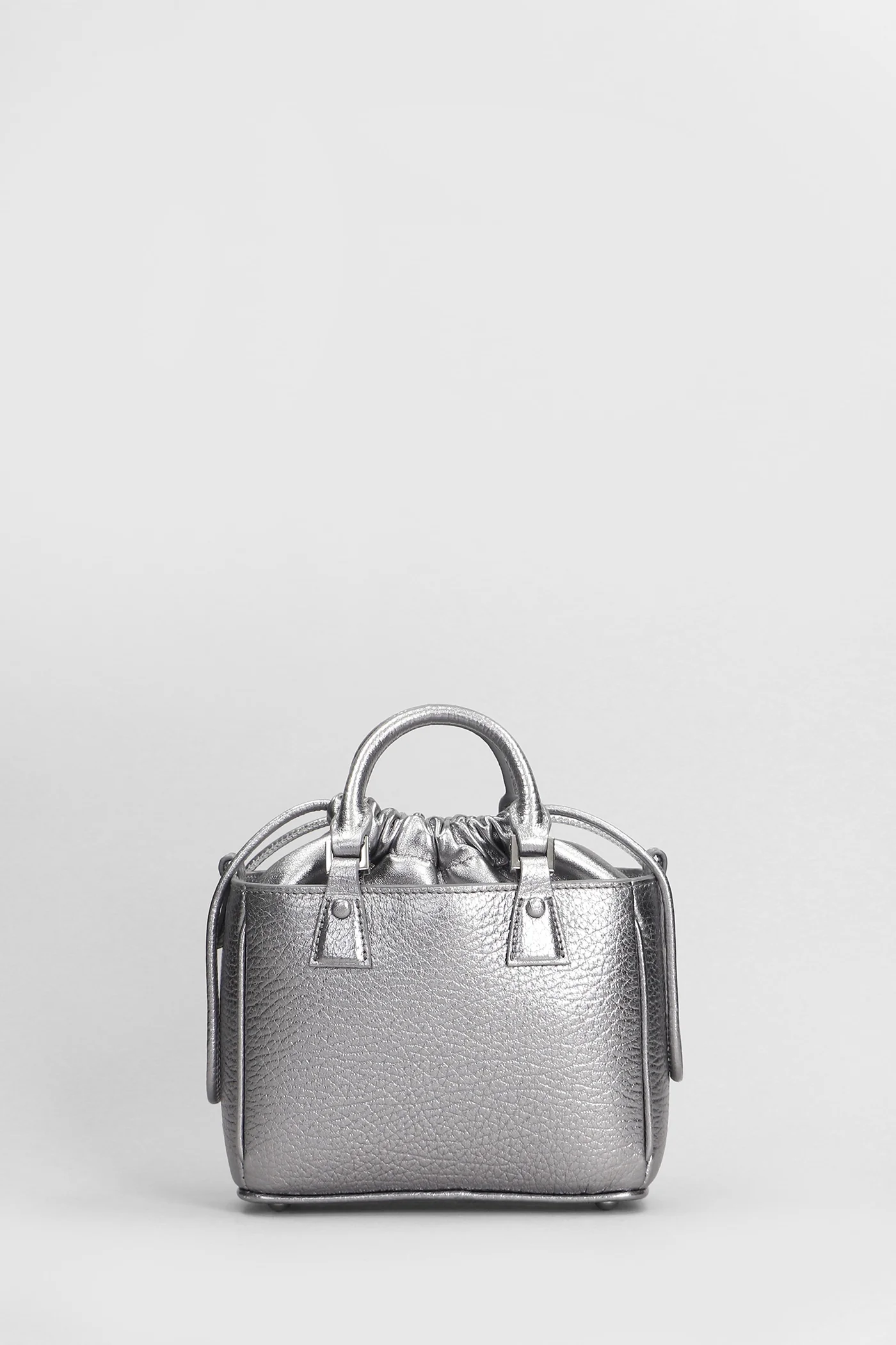 5ac Shoulder bag in silver leather - Image 3