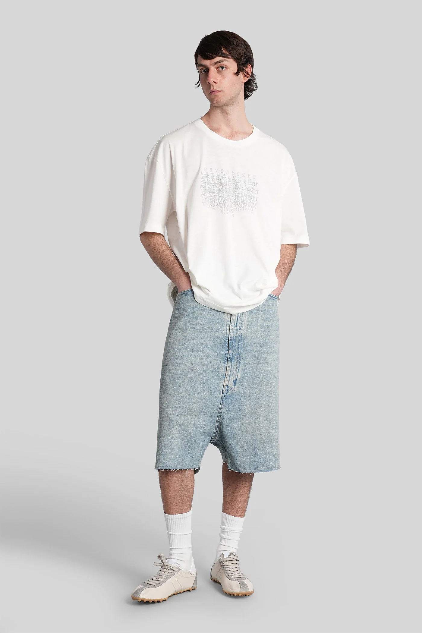 Shorts in blue denim - Image 2