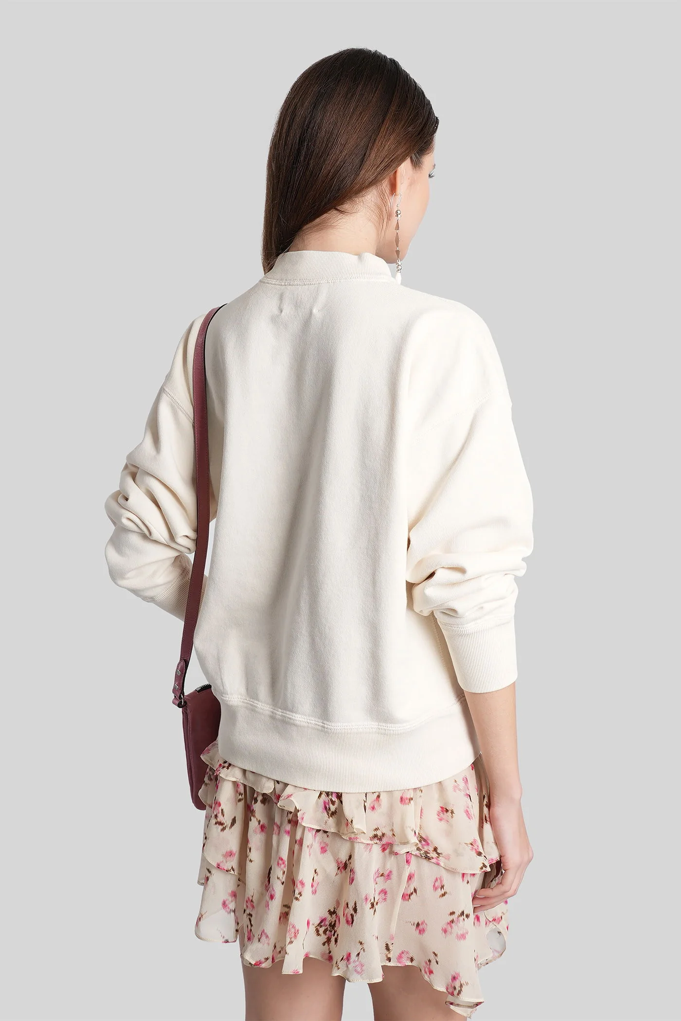 Moby Sweatshirt in beige cotton - Image 3