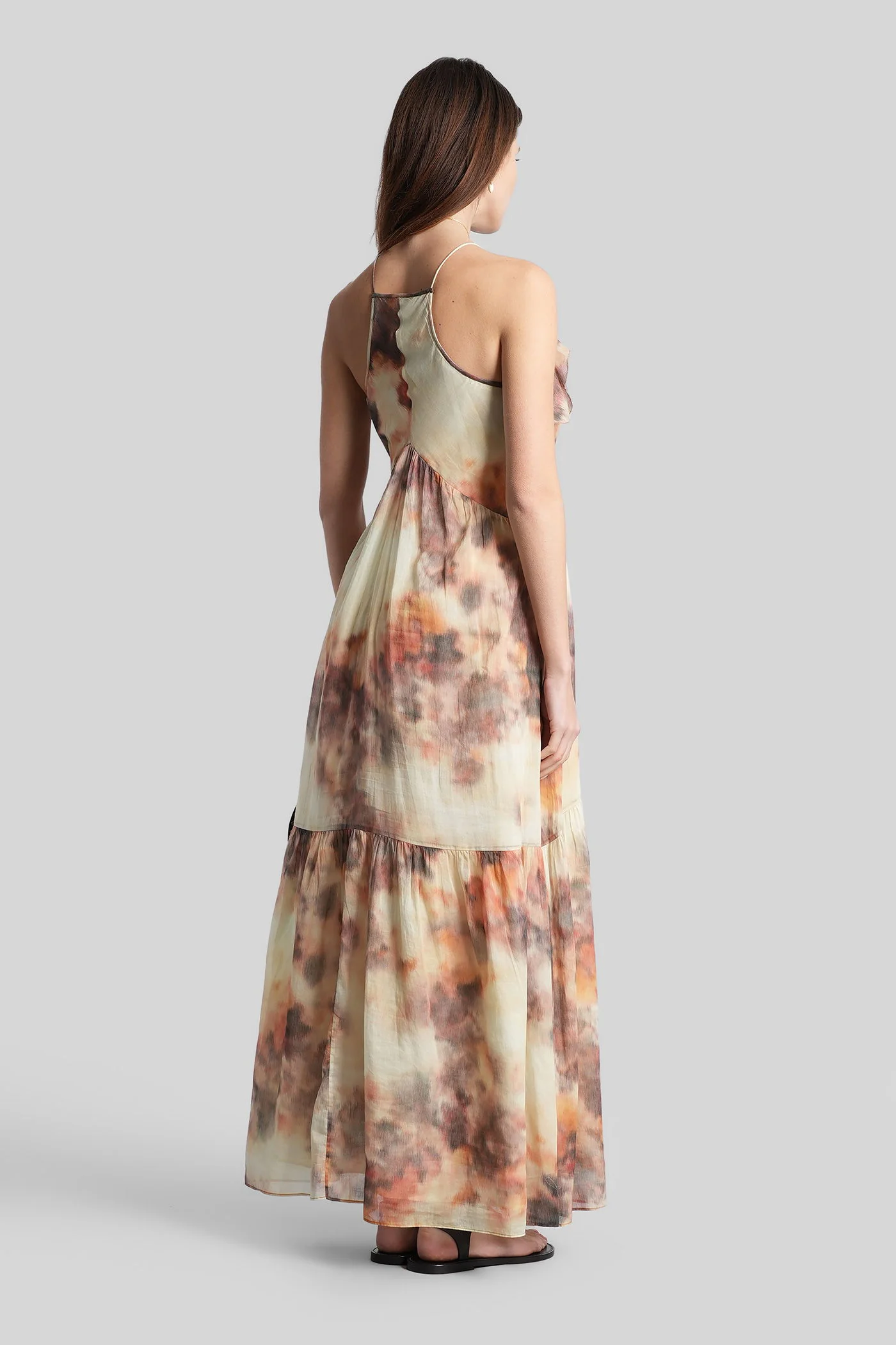 Vasmila Long dress in multicolor cotton - Image 3