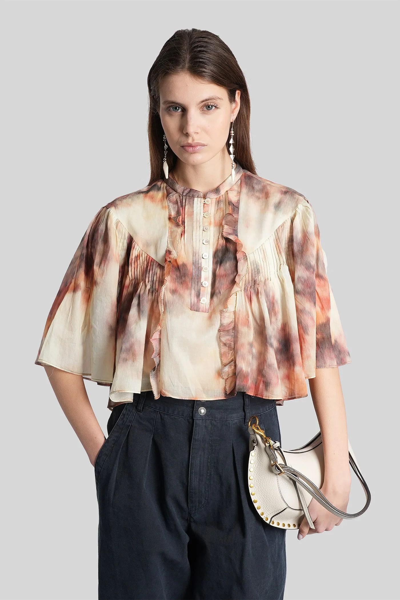 Veelia Blouse in multicolor cotton