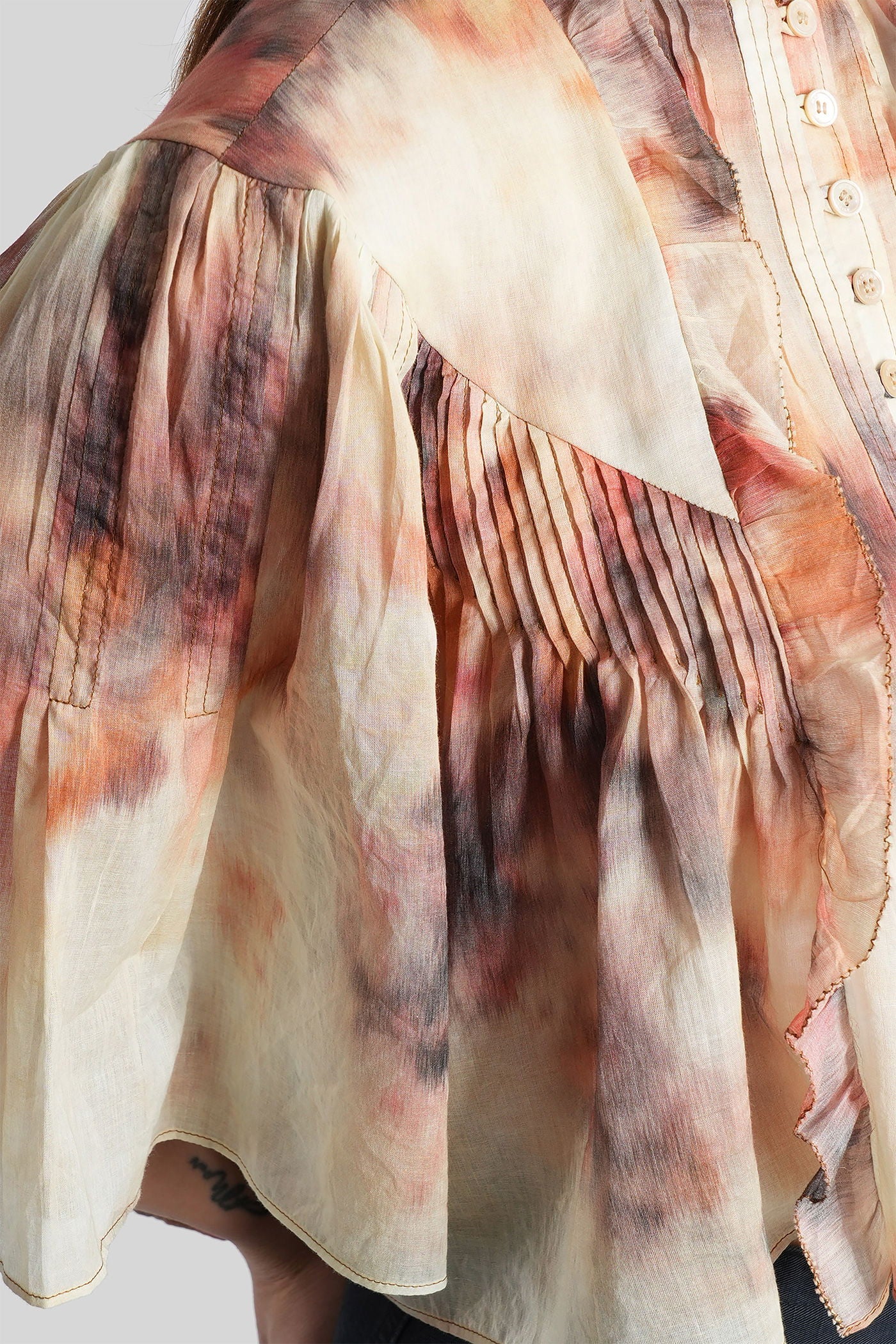 Veelia Blouse in multicolor cotton - Image 5