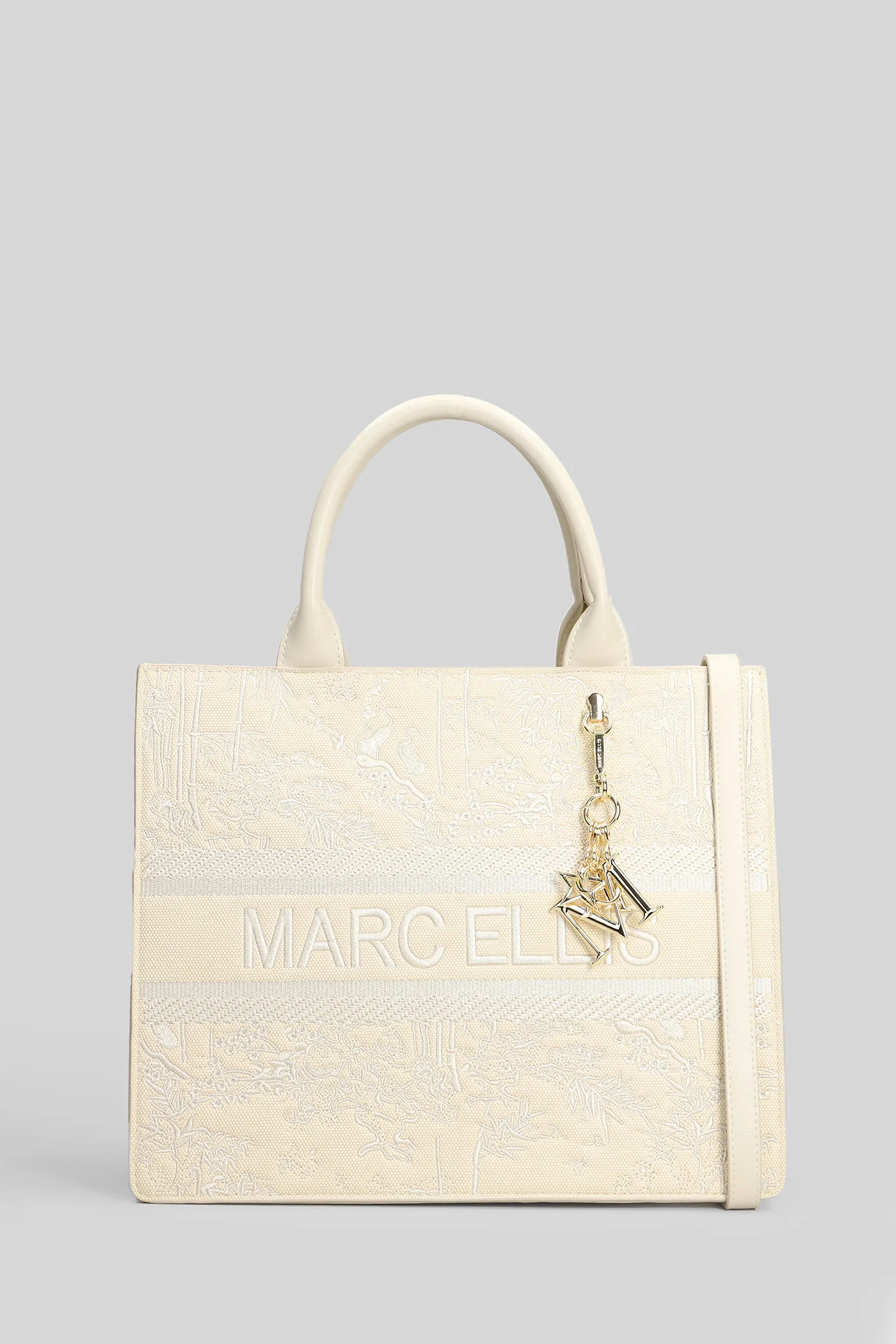 Buby Luxe Tote in white Polyuretan