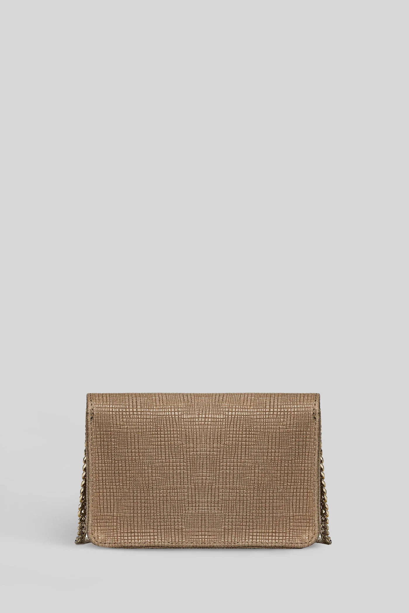 Everly Rf Shoulder bag in beige faux leather - Image 3