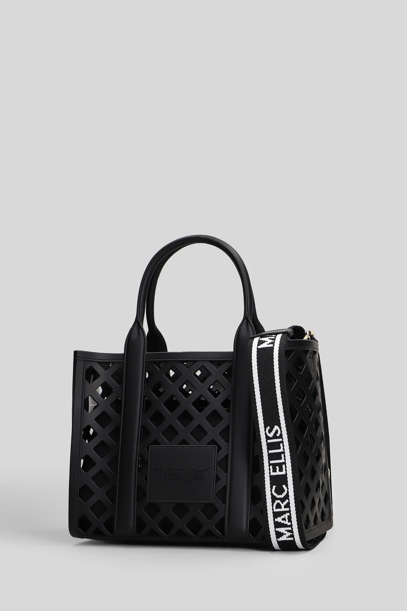 Flat Plot Shoulder bag in black Polyuretan - Image 2