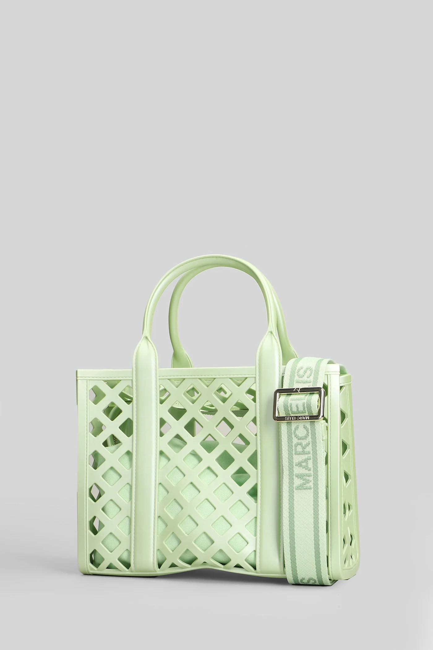 Flat Plot Shoulder bag in green Polyuretan - Image 2
