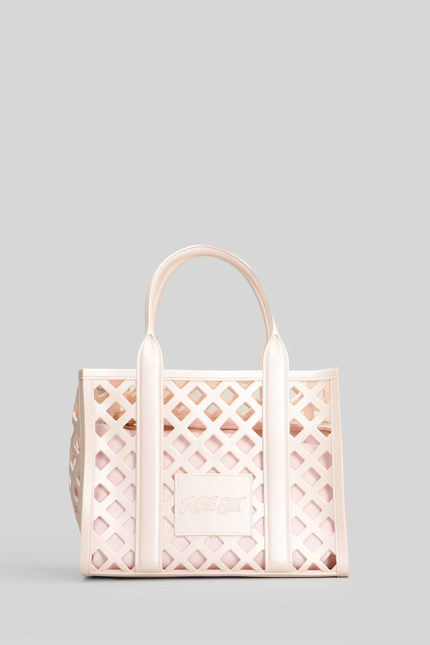 Flat Plot Shoulder bag in rose-pink Polyuretan - Image 3