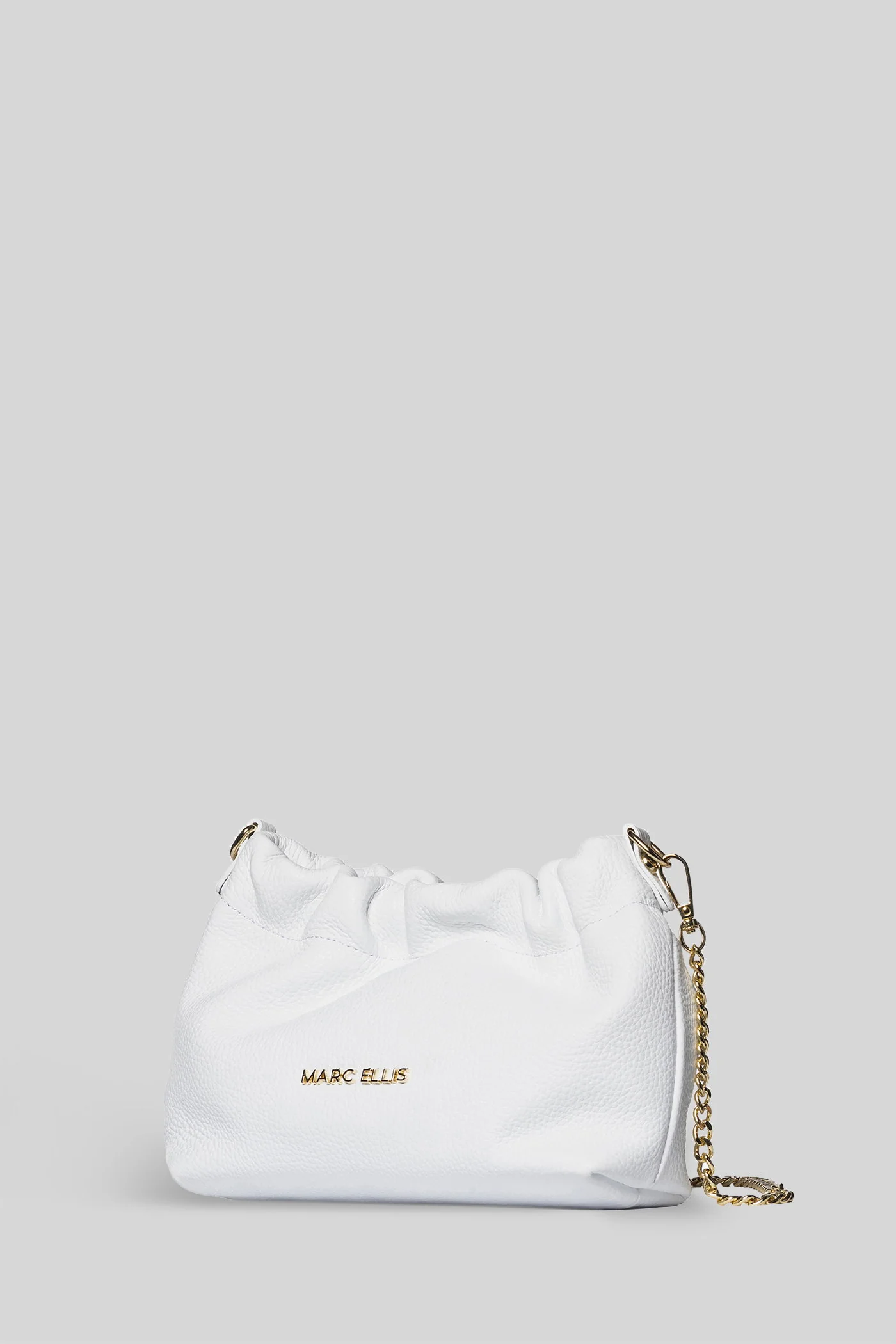Helena Shoulder bag in white faux leather