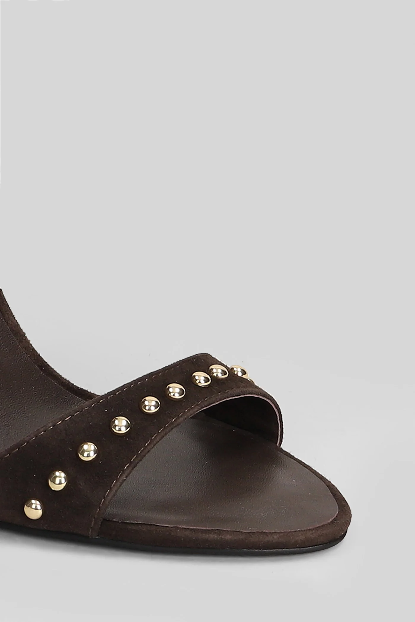 Sandals in brown suede - Image 5