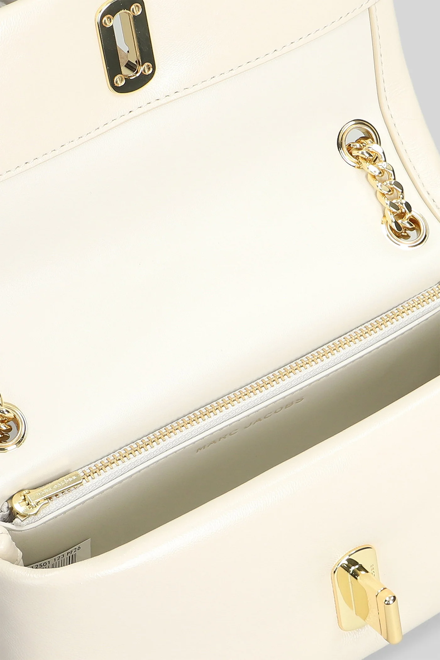 Chain mini bag Shoulder bag in white leather - Image 4