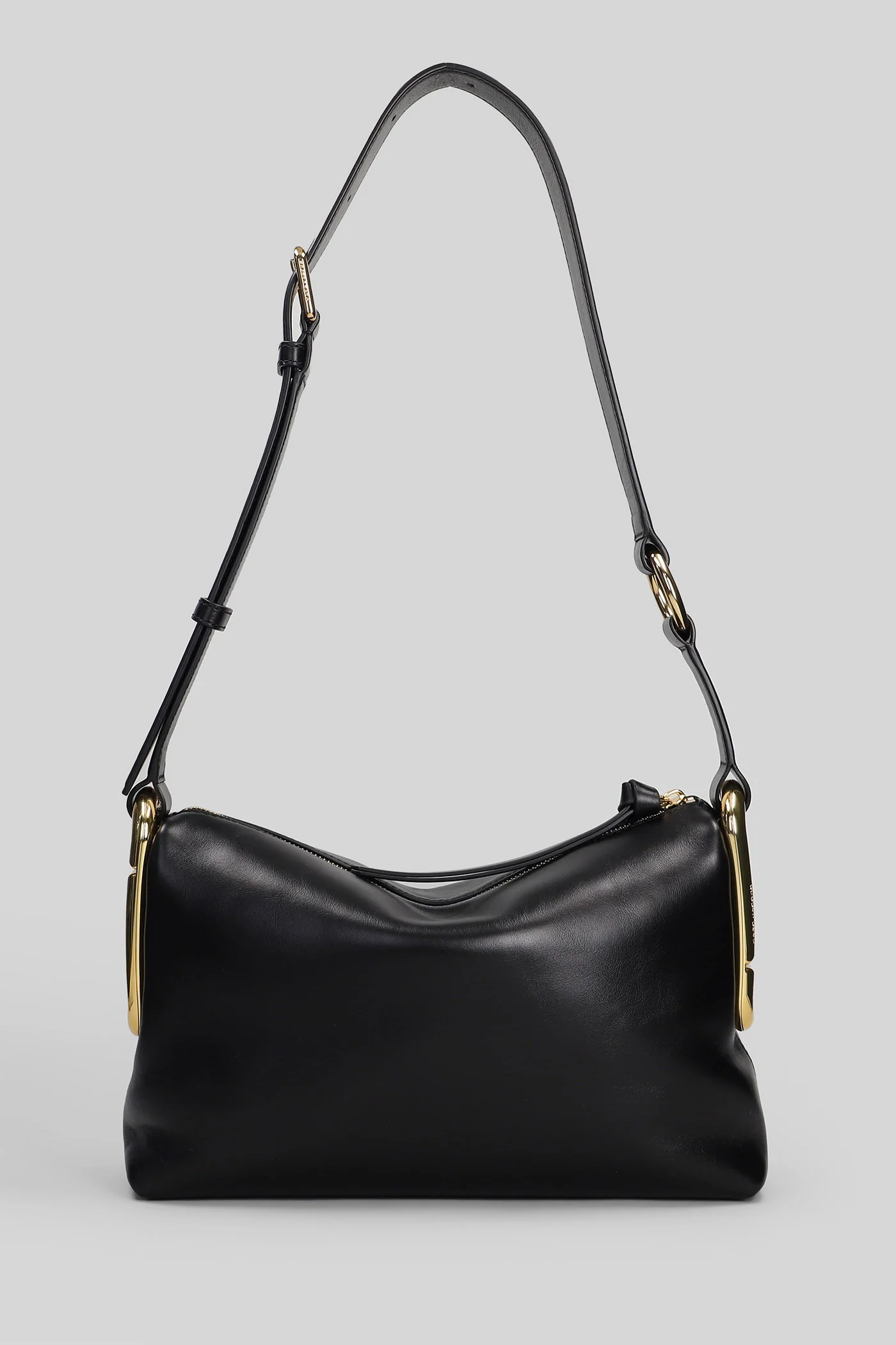 Medium shoulder bag Shoulder bag in black leather - Image 3