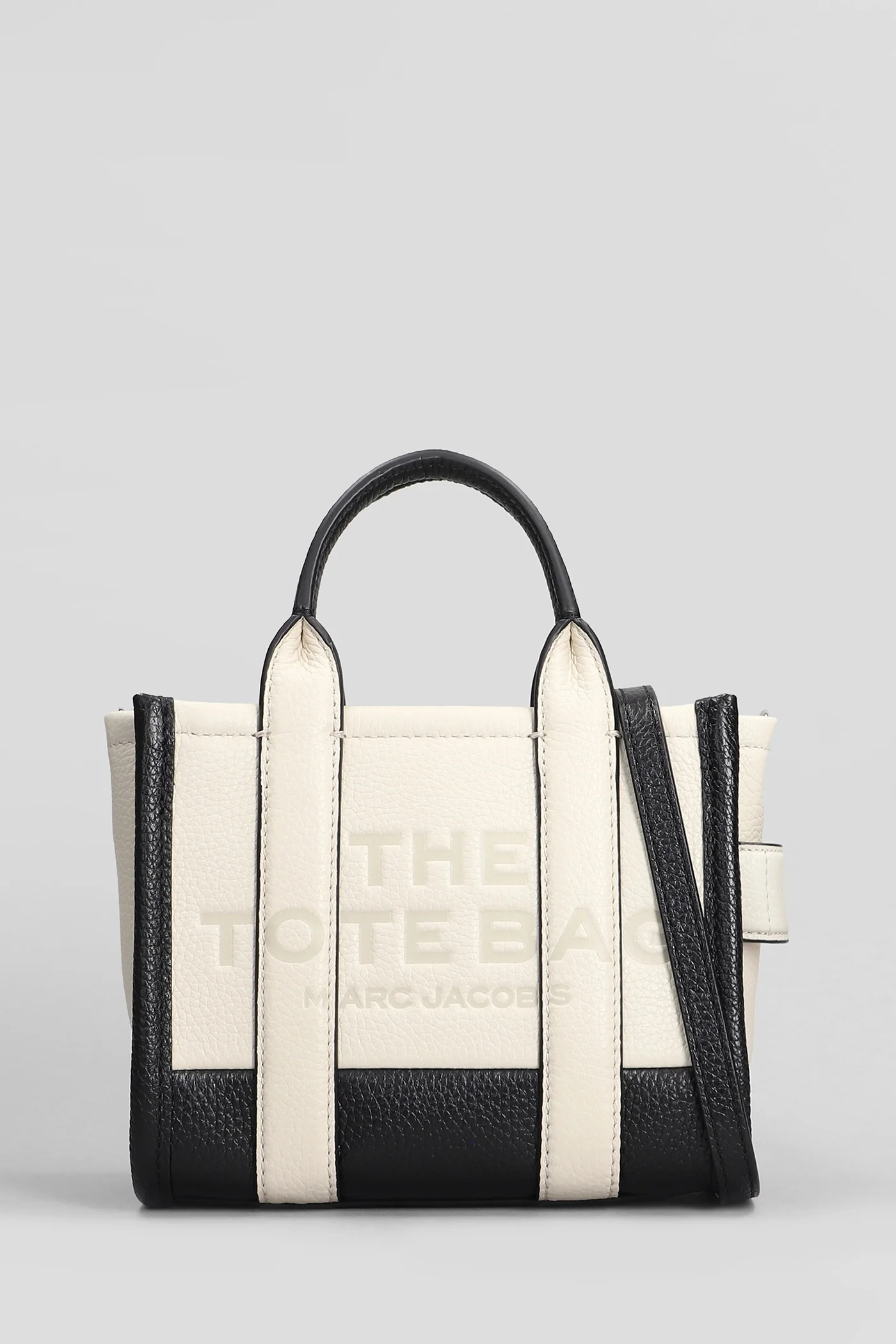 The crossbody tote Tote in beige leather