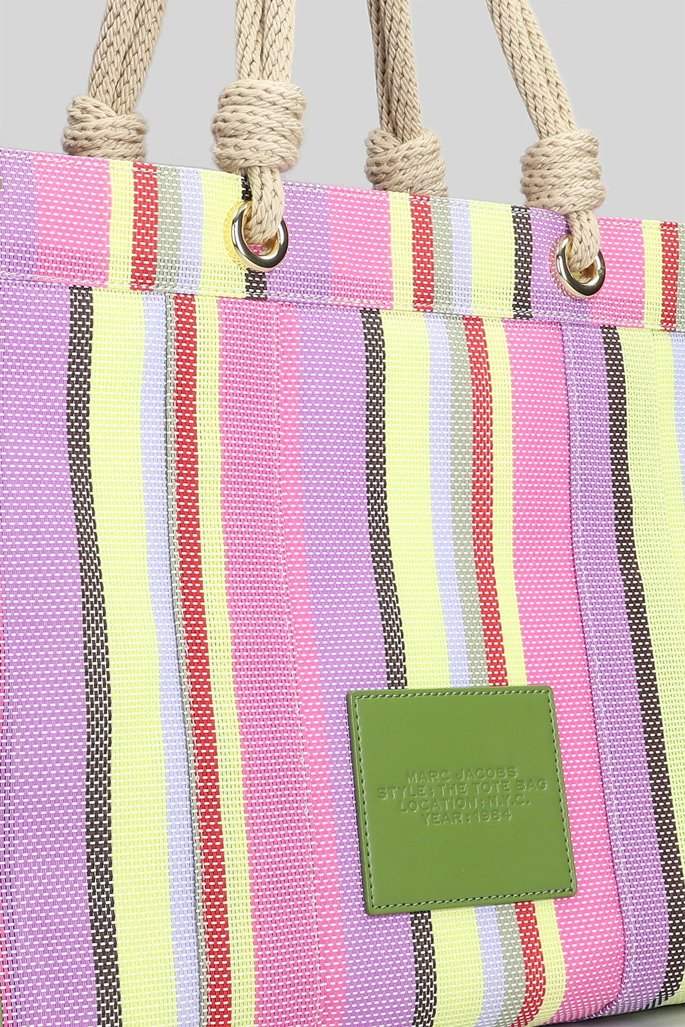 The large tote Tote in multicolor PVC - Image 4