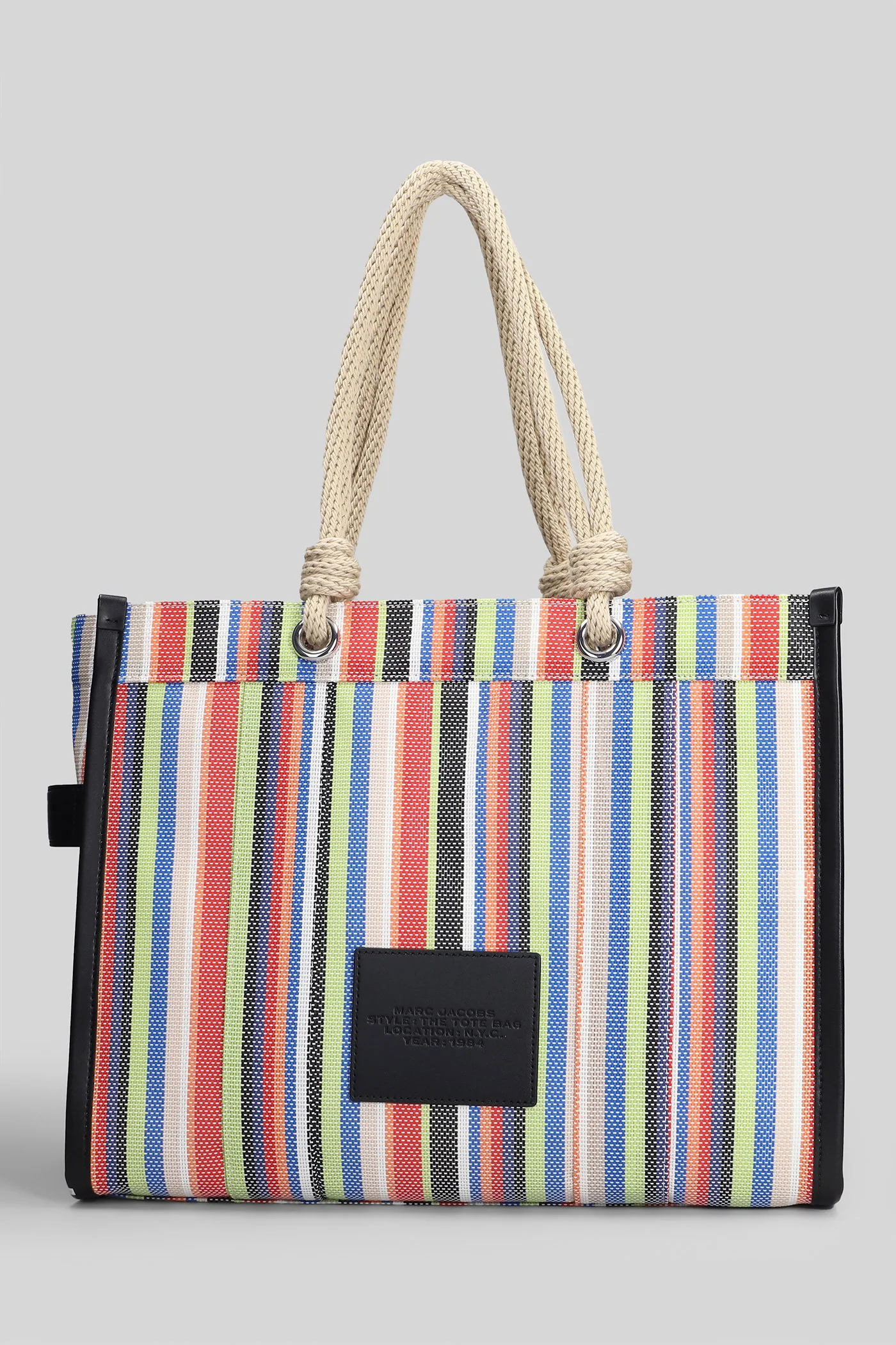 The large tote Tote in multicolor PVC - Image 3