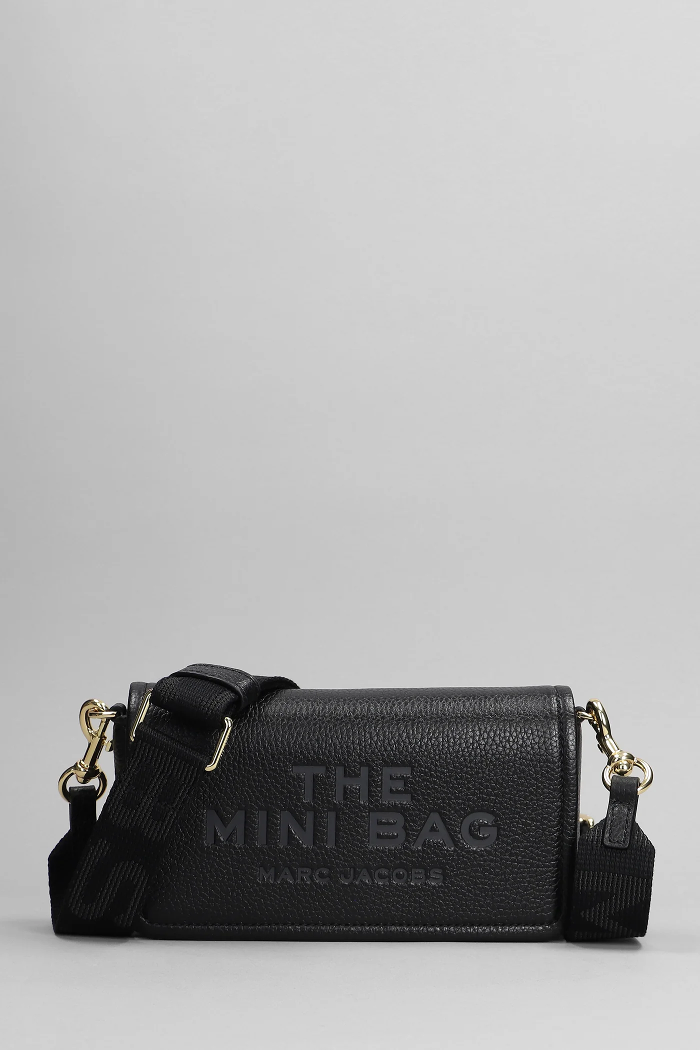 The mini bag Shoulder bag in black leather