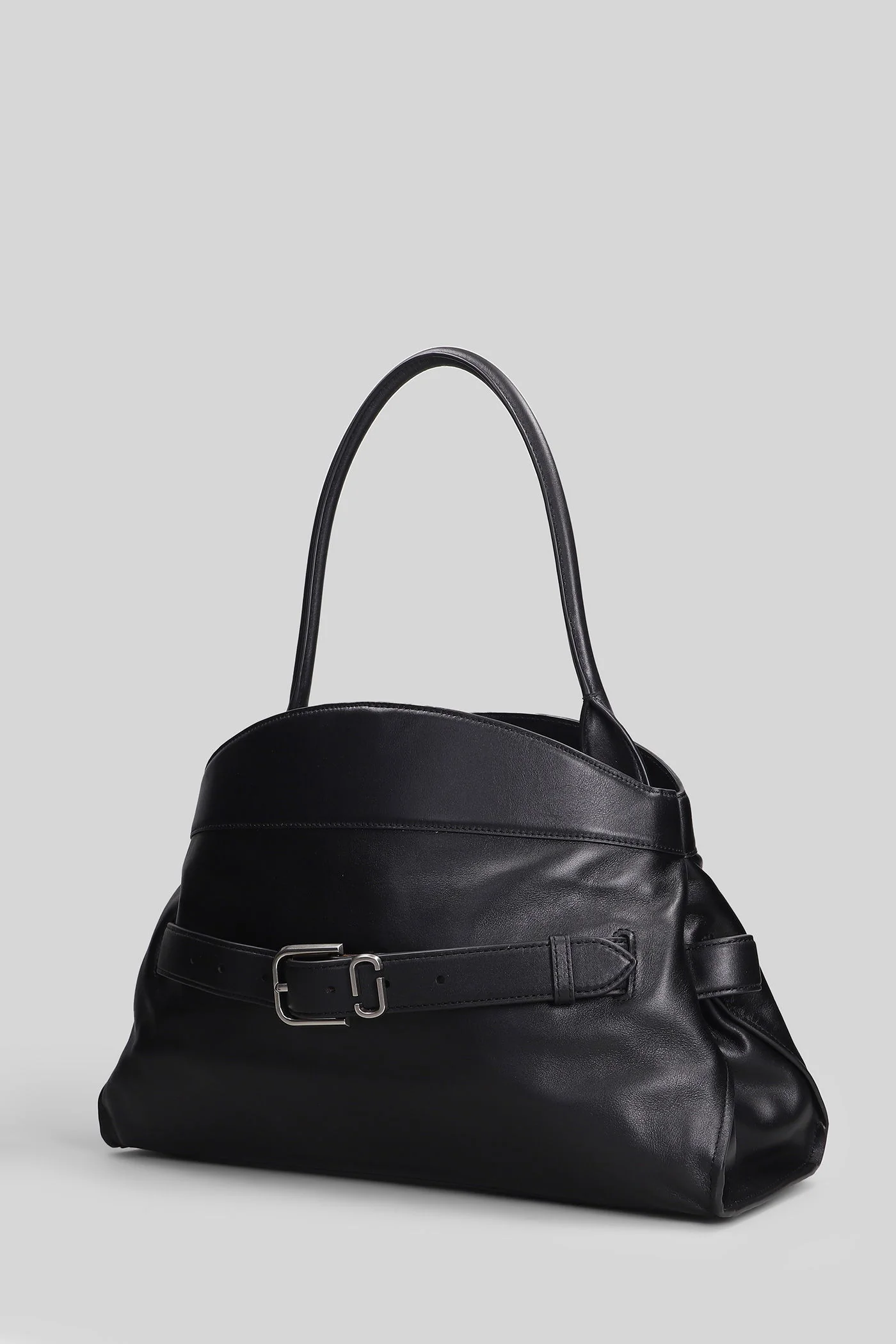 The satchel Shoulder bag in black leather - Image 2