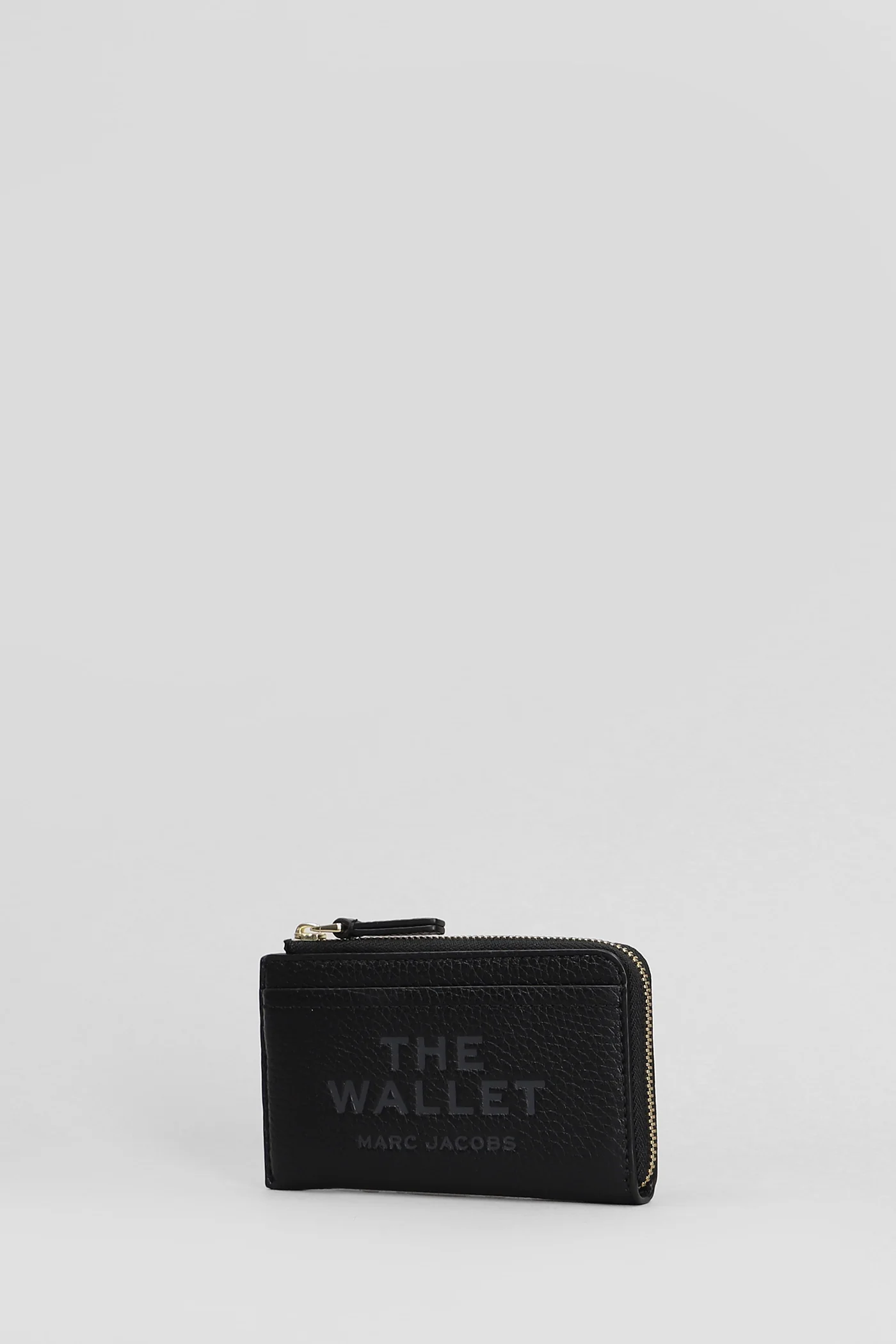 The top zip multi Wallet in black leather - Image 2