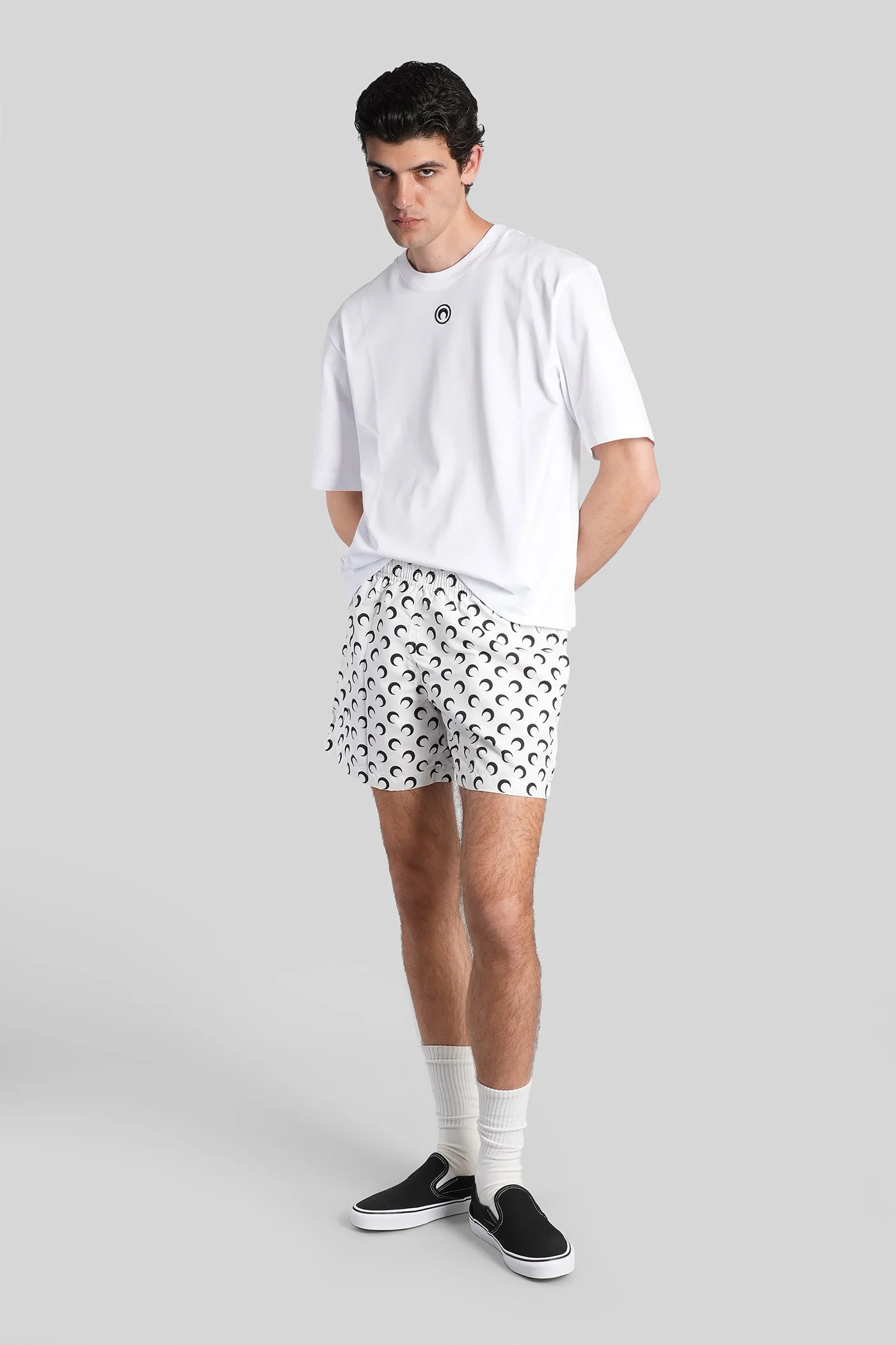 Beachwear in white polyester - Image 2