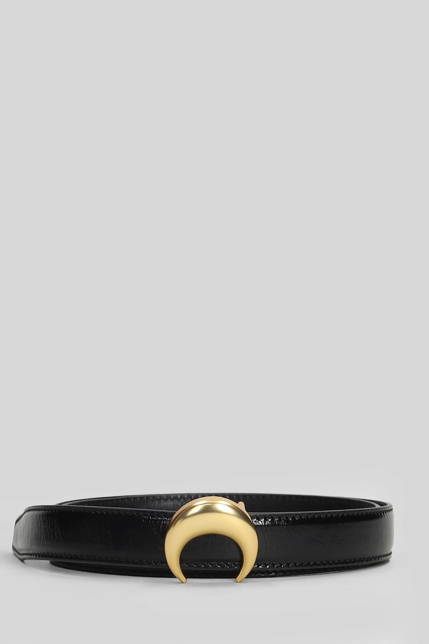 Belts in black leather