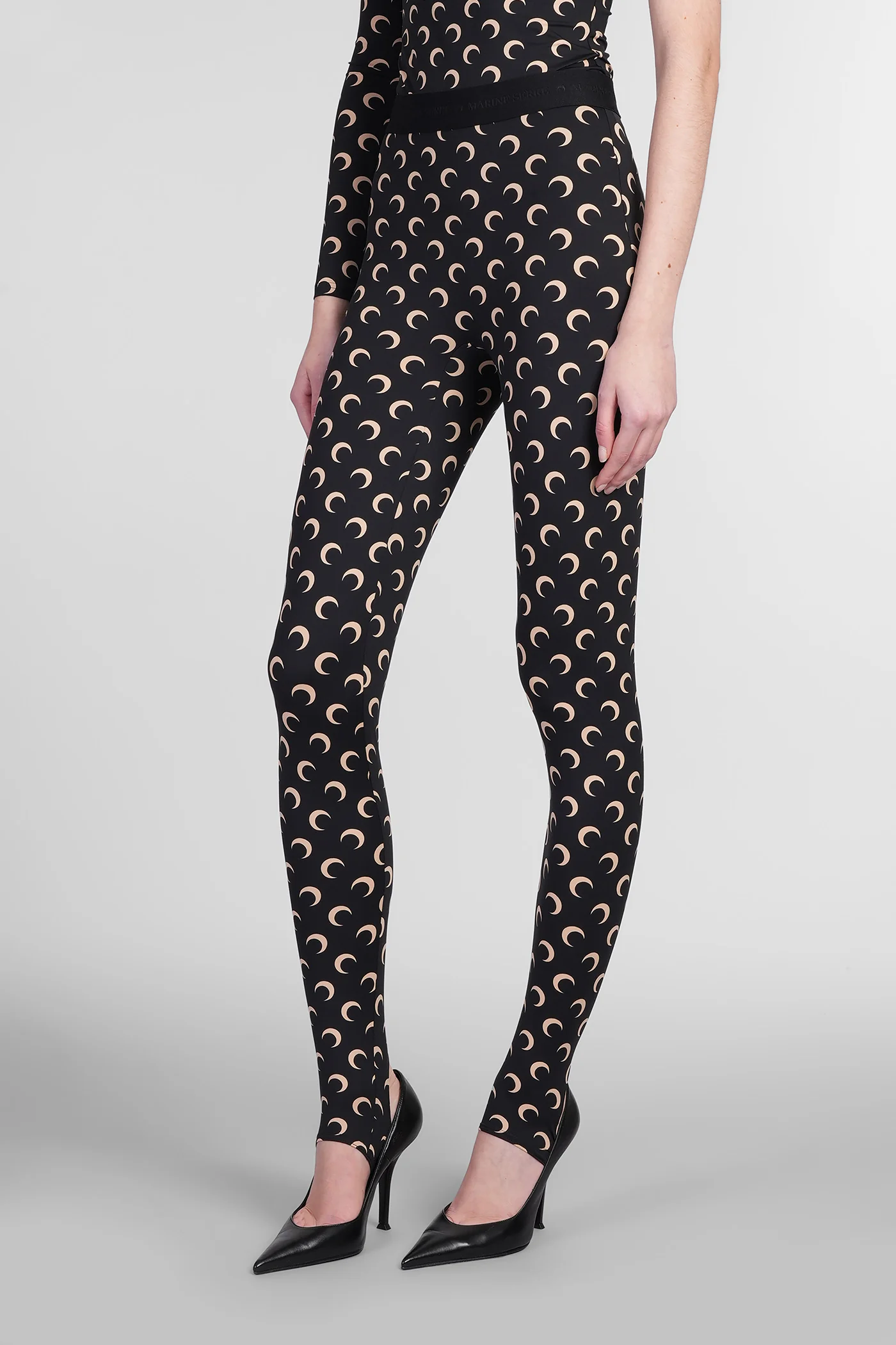 Leggings in black polyamide - Image 4