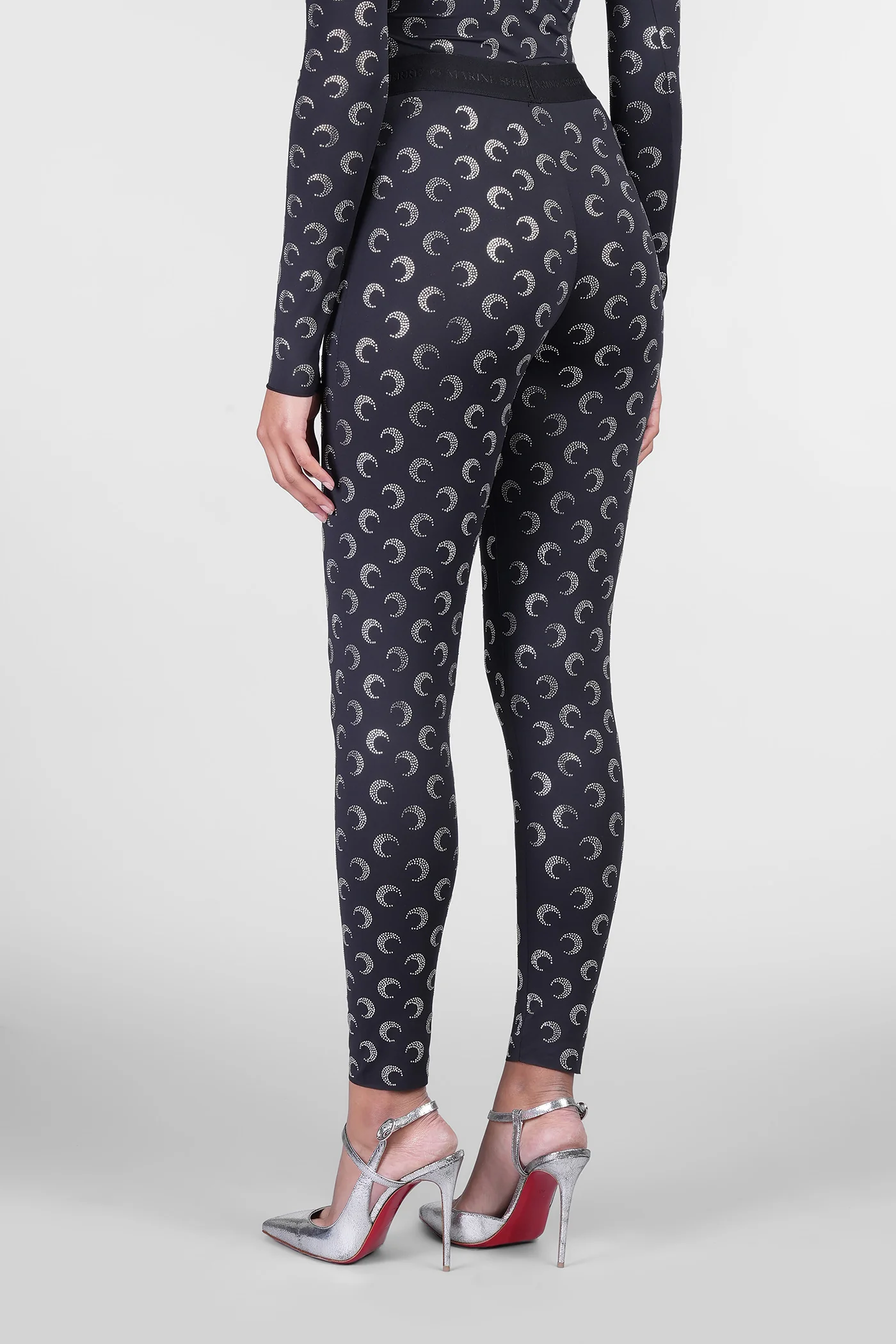Leggings in black polyamide - Image 3