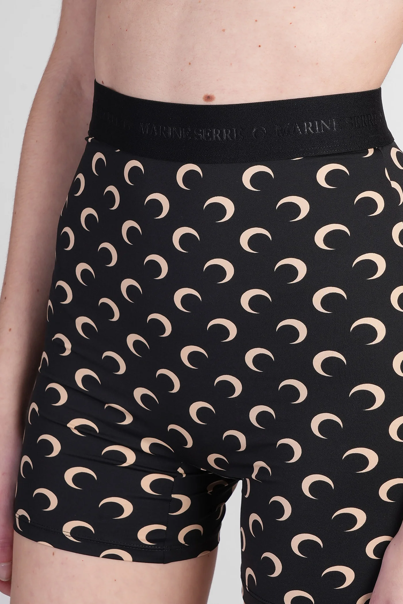 Shorts in black polyamide - Image 5