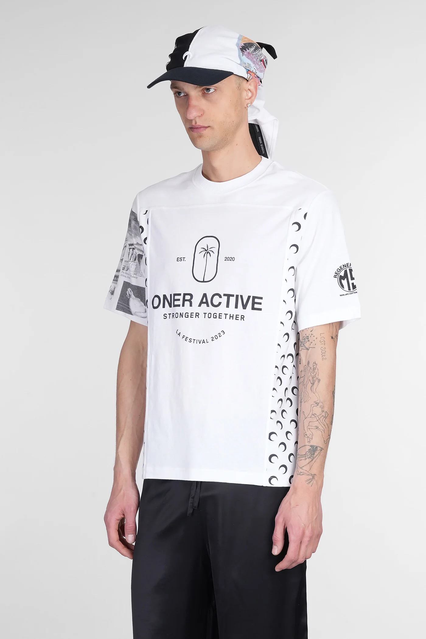 T-Shirt in white cotton - Image 4