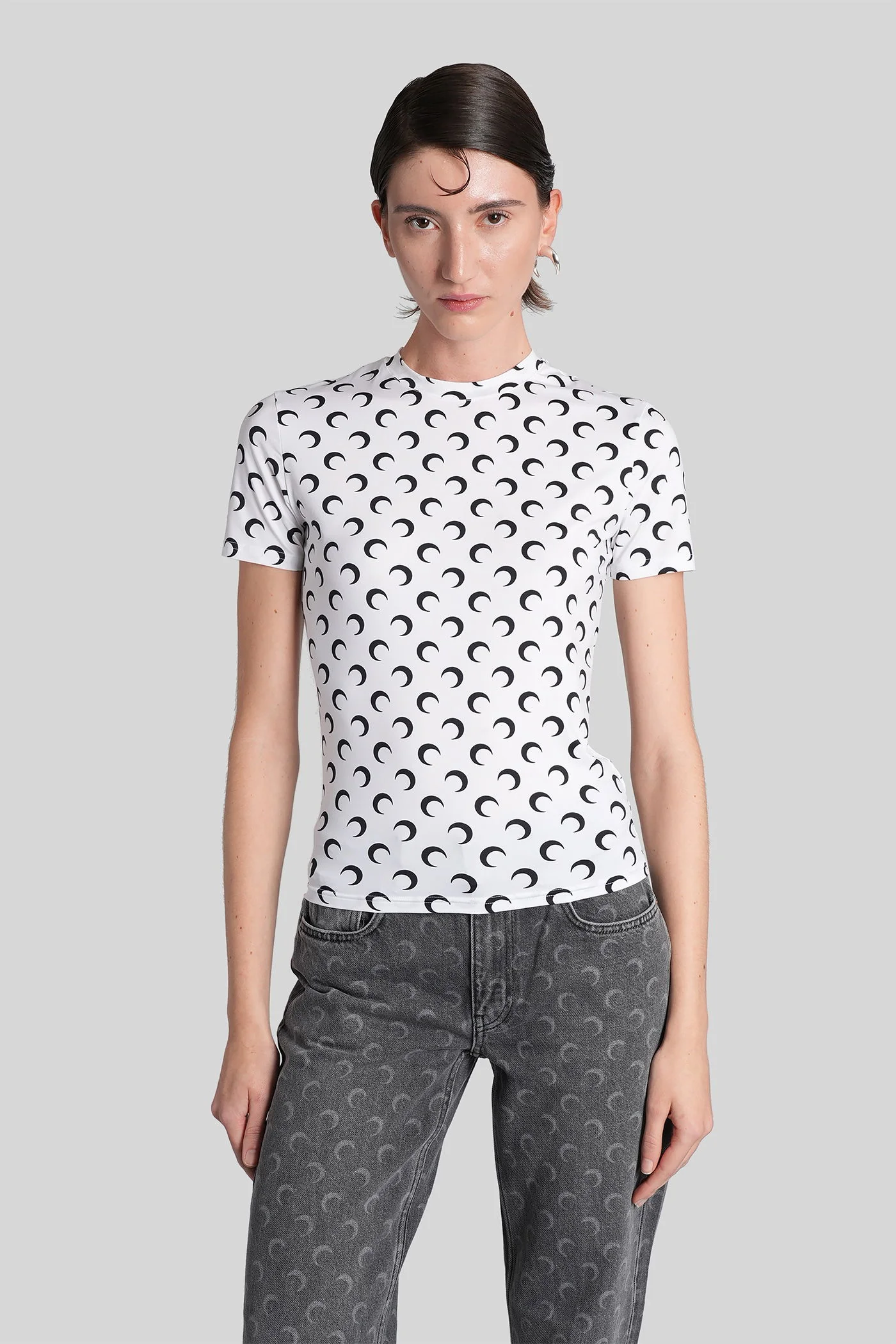 T-Shirt in white polyamide