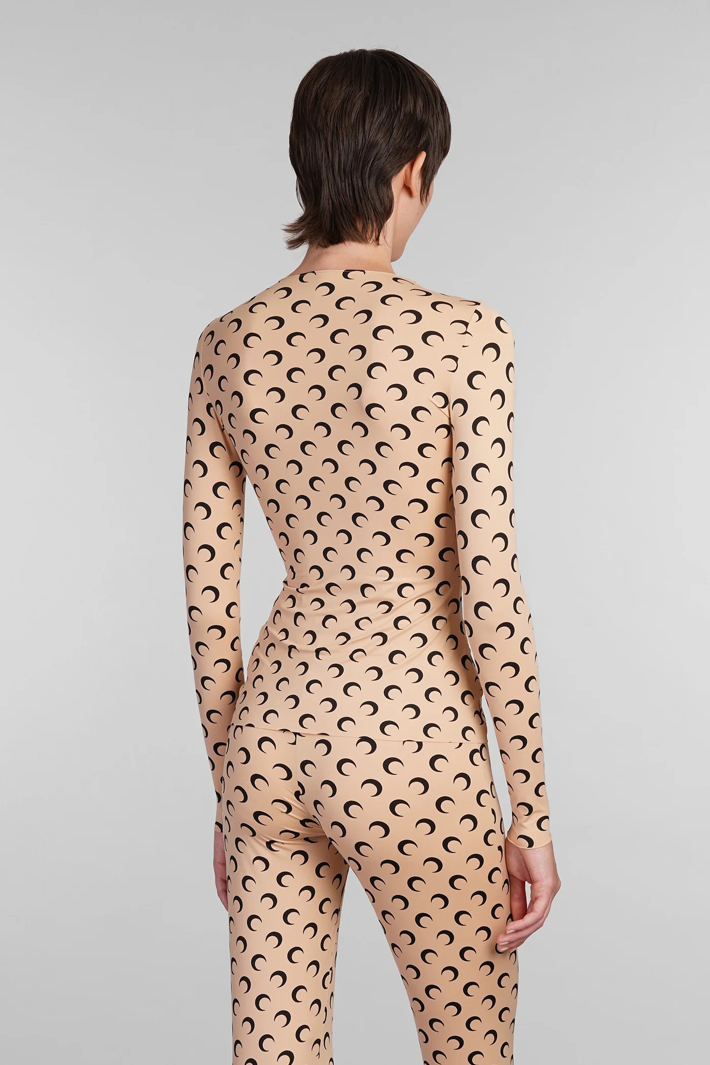 Topwear in beige polyamide - Image 3