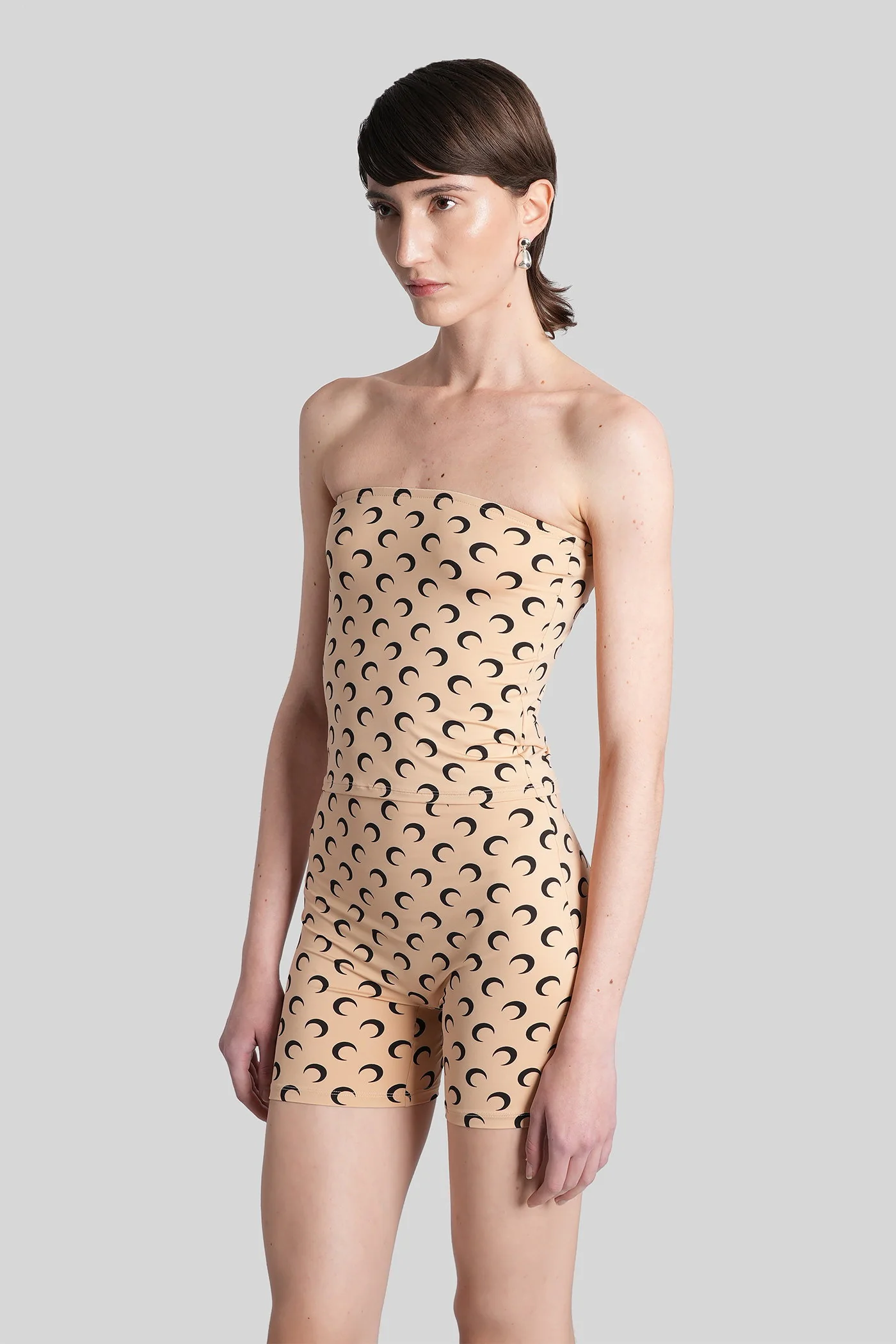 Topwear in beige polyamide - Image 4