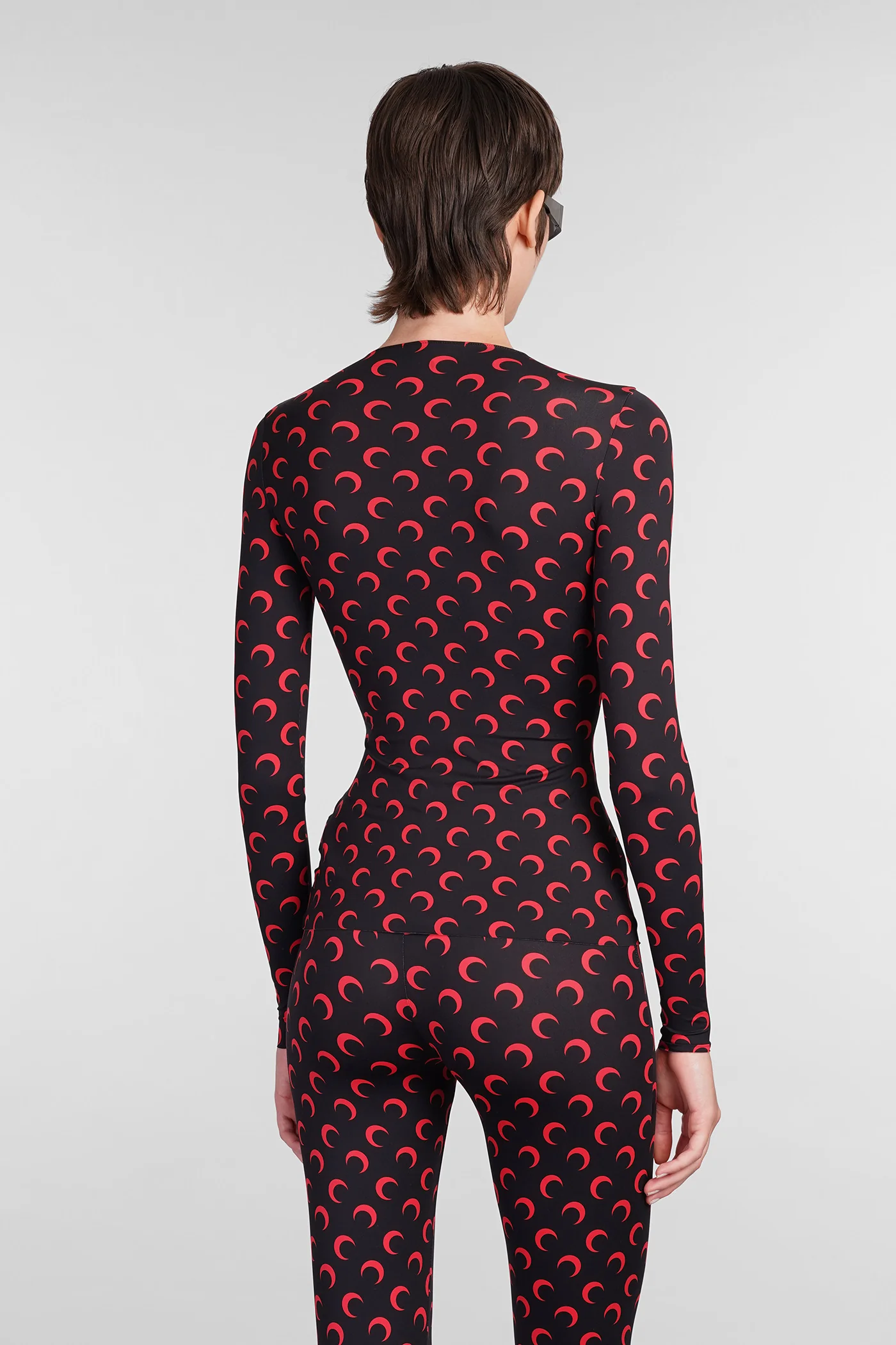 Topwear in black polyester - Image 8