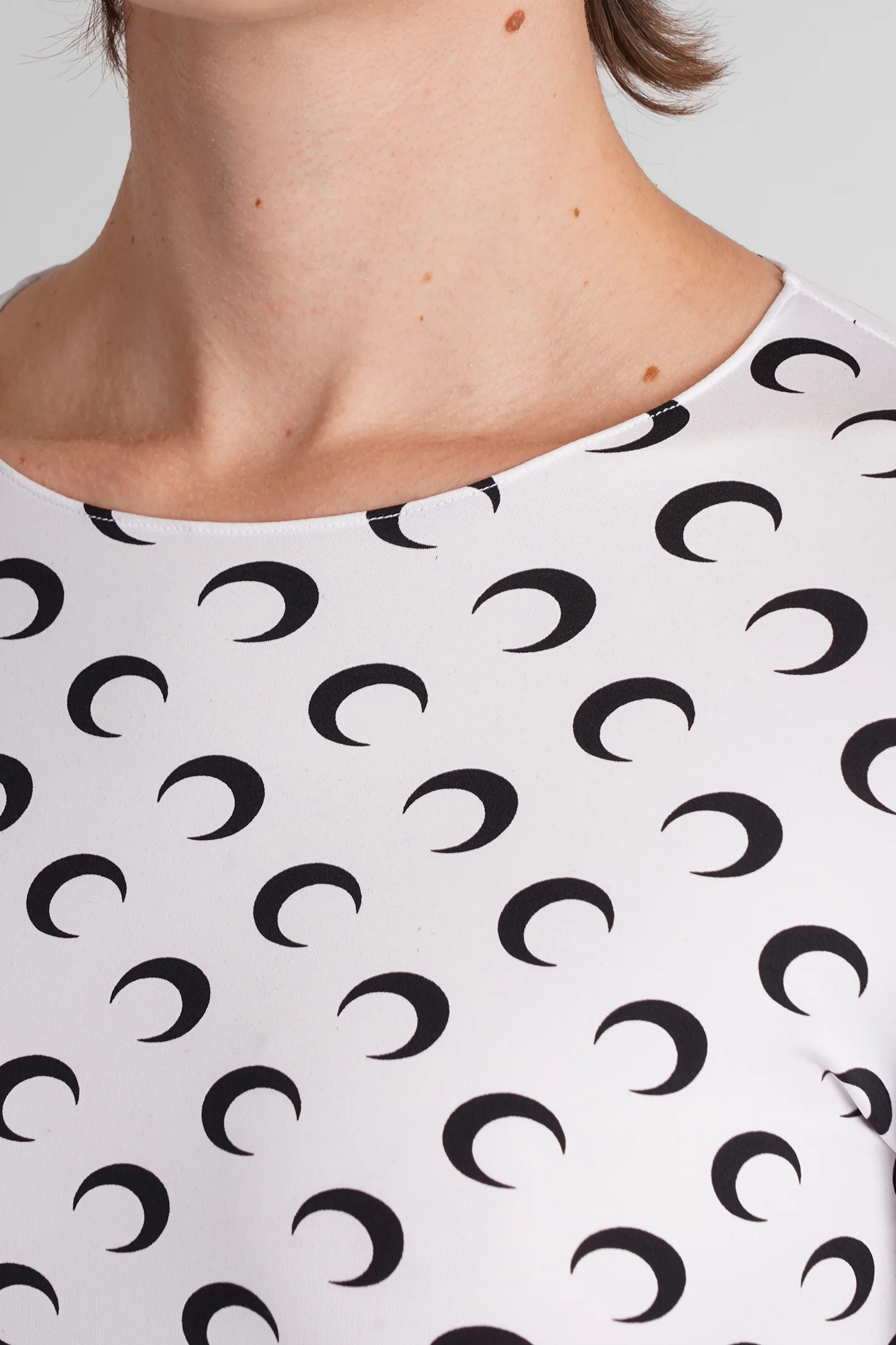 Topwear in white polyamide - Image 5