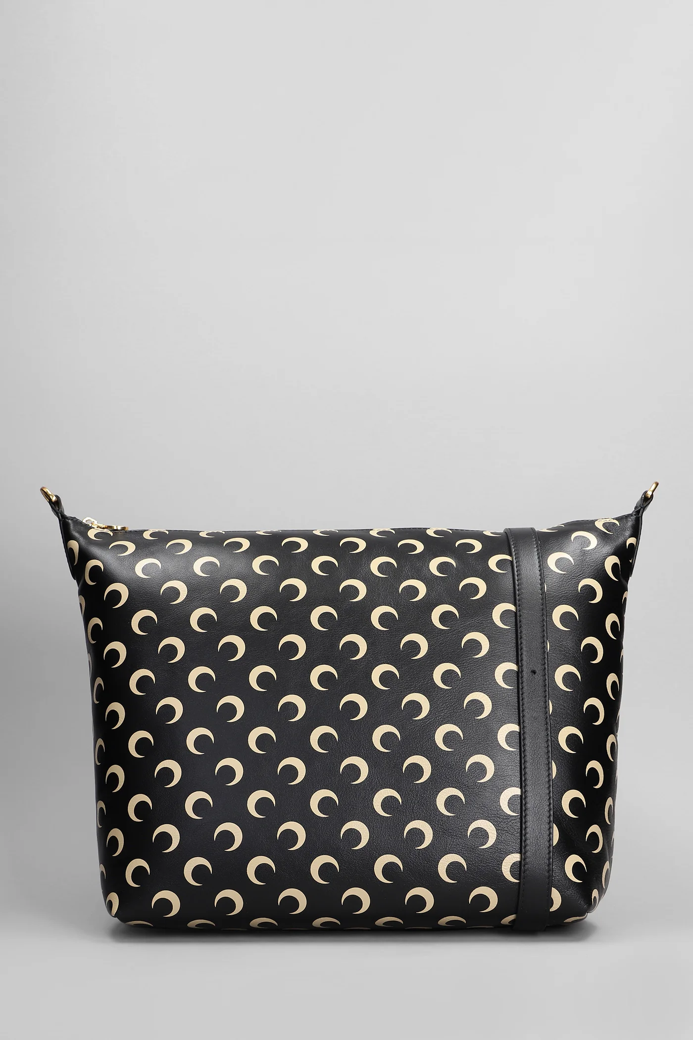 Tote in black leather