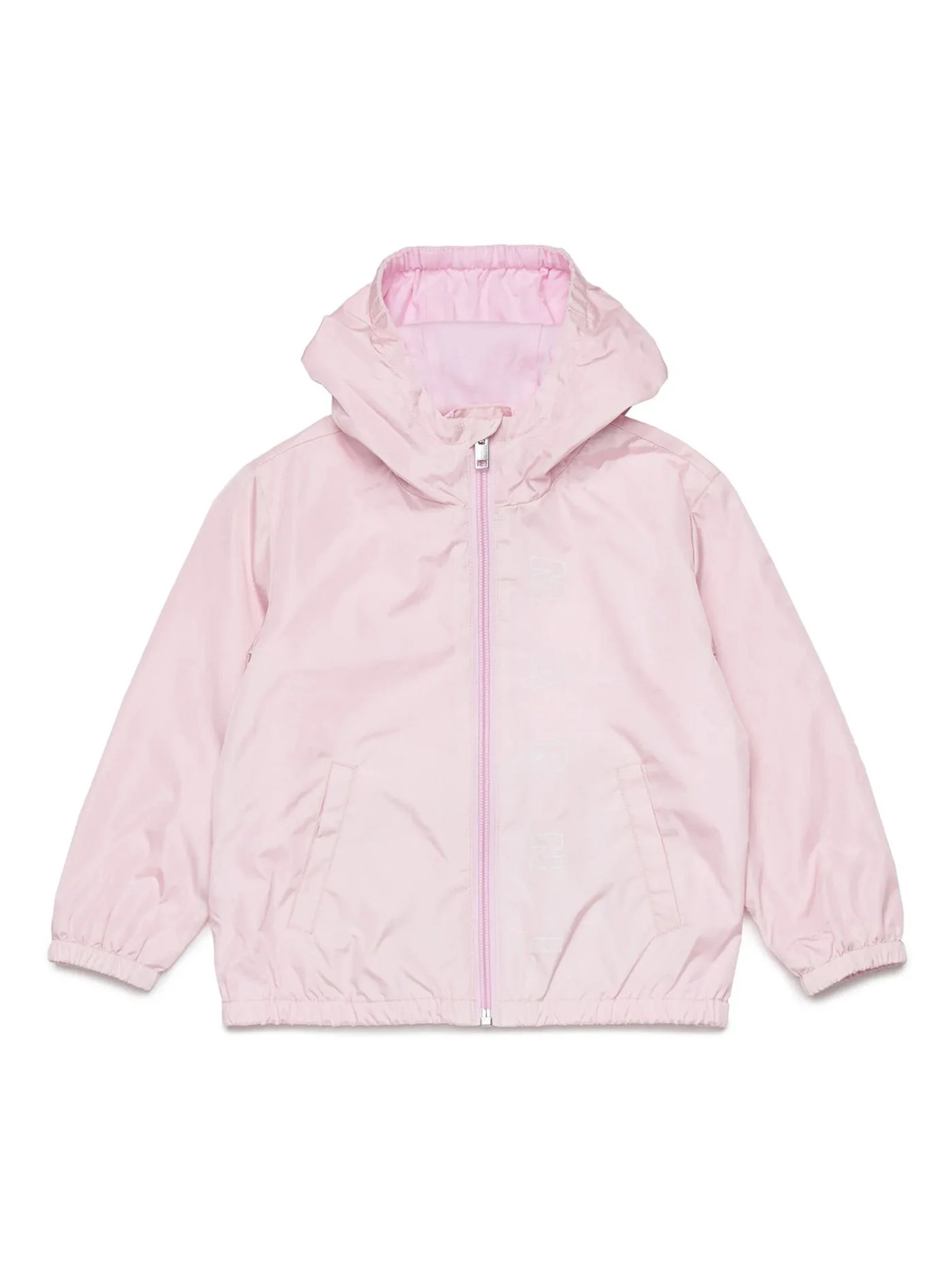 Casual jacket in rose-pink polyamide