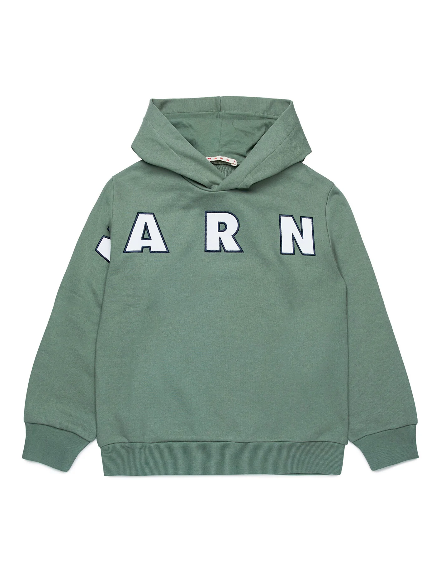 Sweatshirt in green cotton
