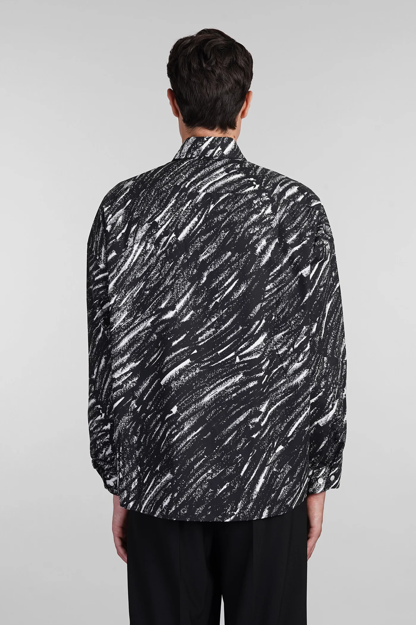 Shirt in black cotton - Image 3