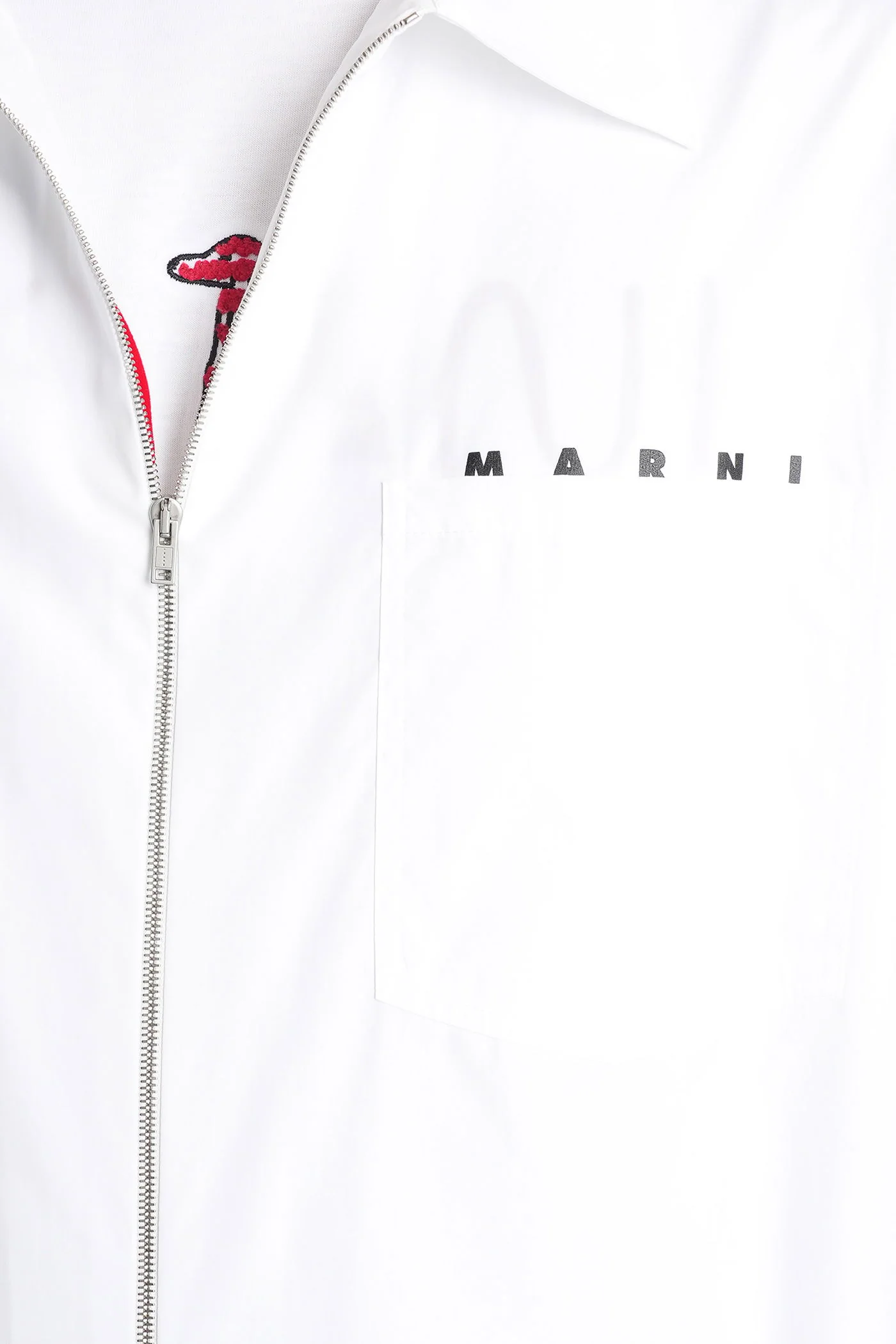 Shirt in white cotton - Image 5