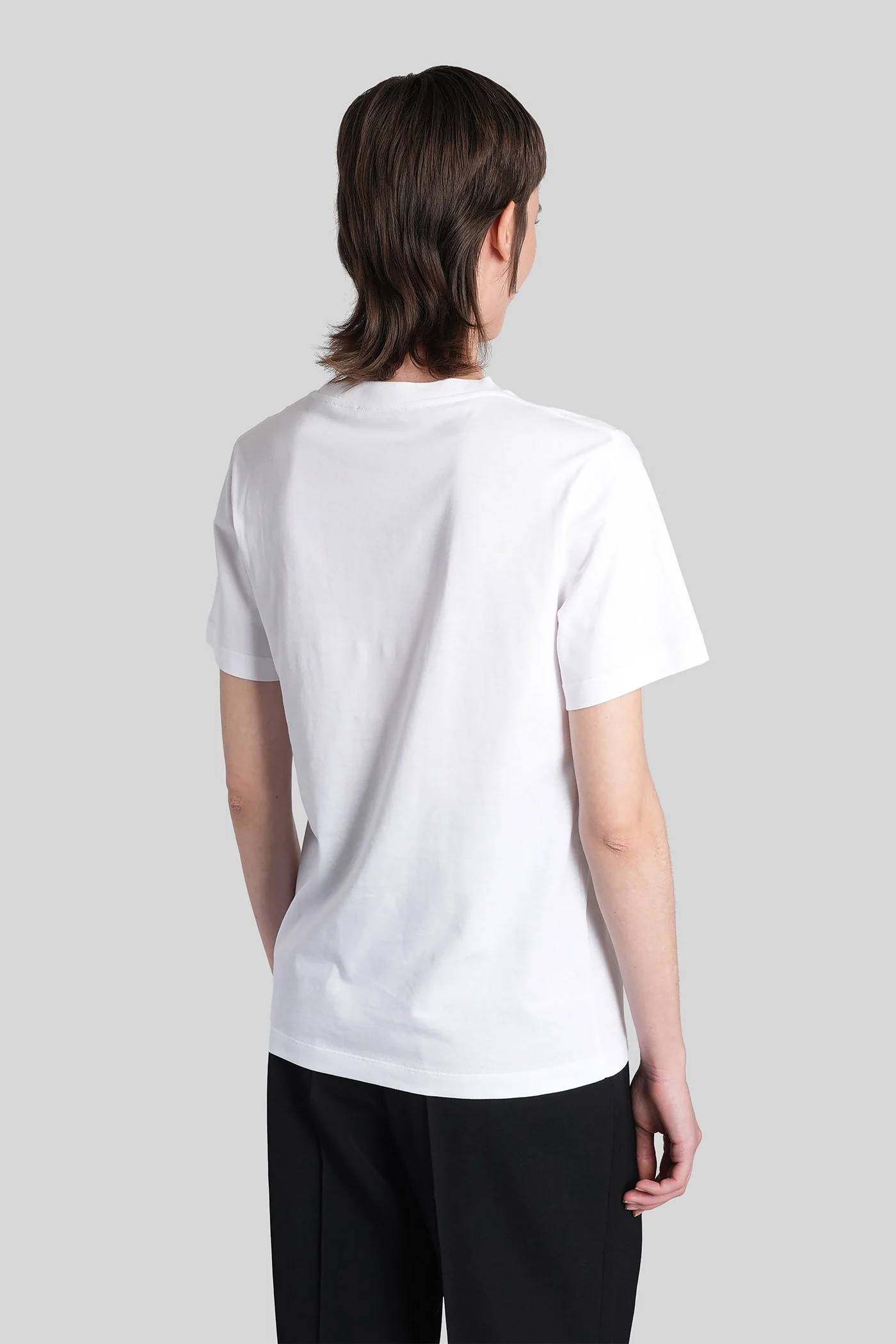 T-Shirt in white cotton - Image 3