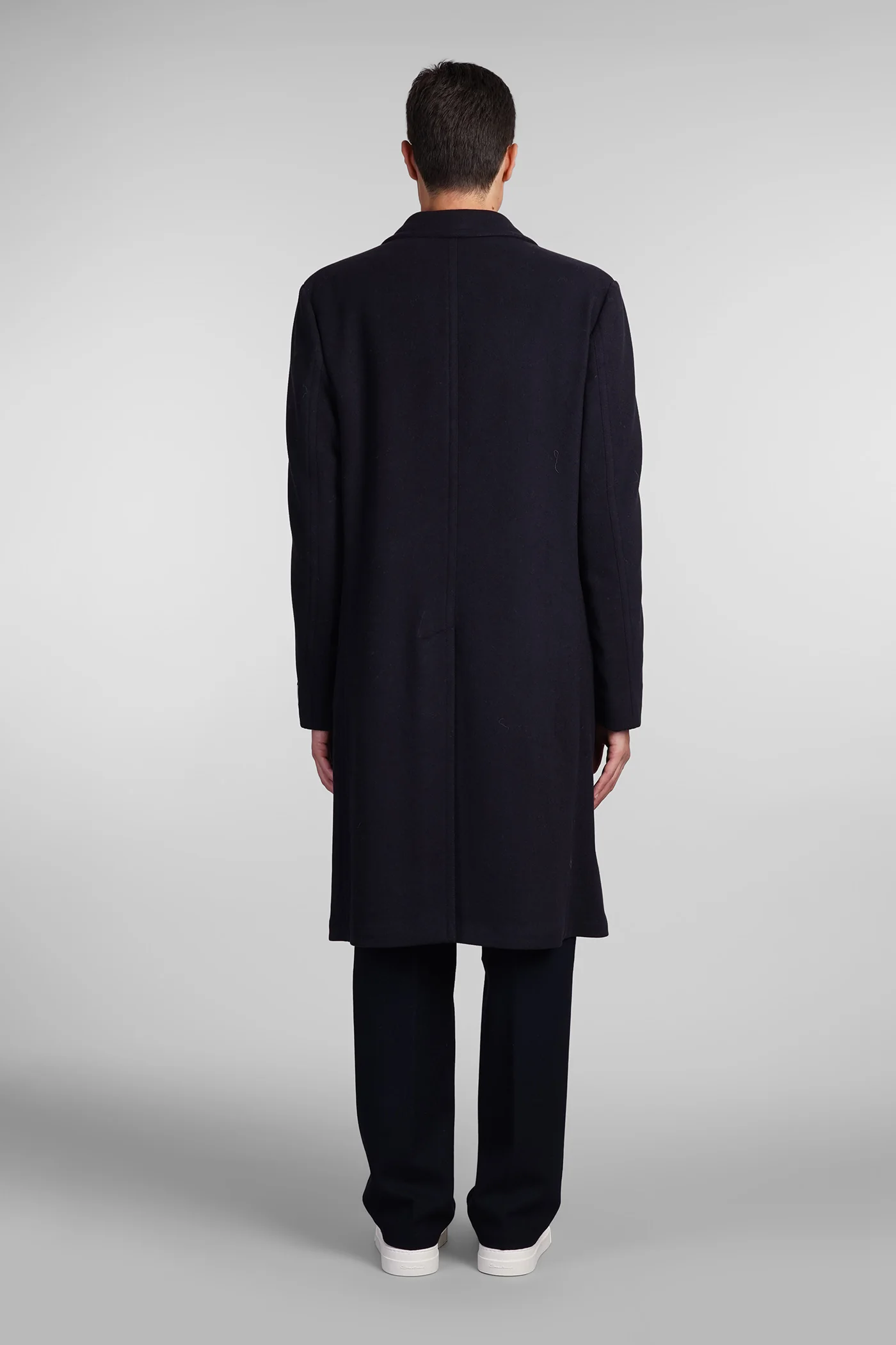 Dodge Coat in blue wool - Image 3