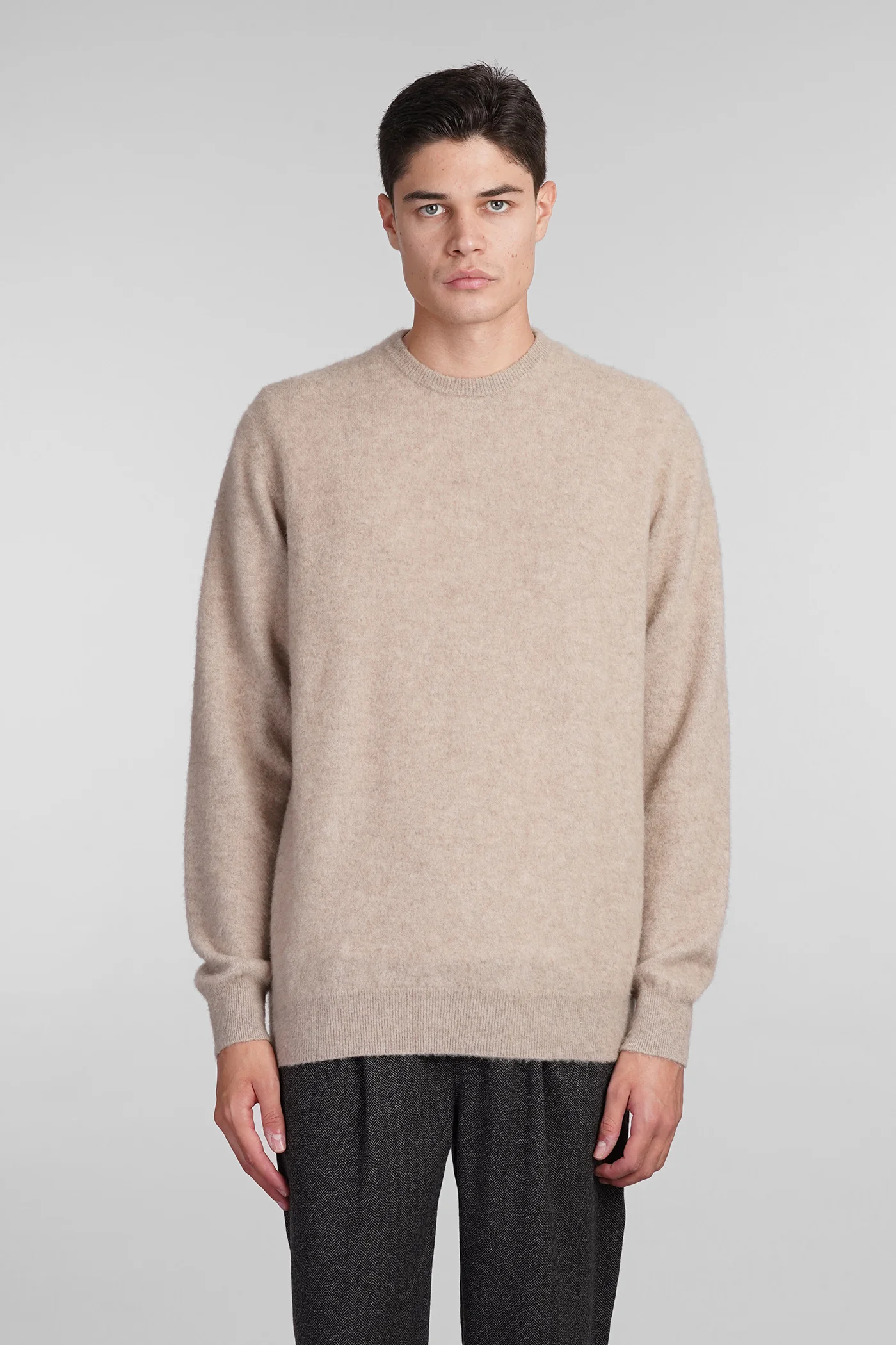 Kane Knitwear in beige wool