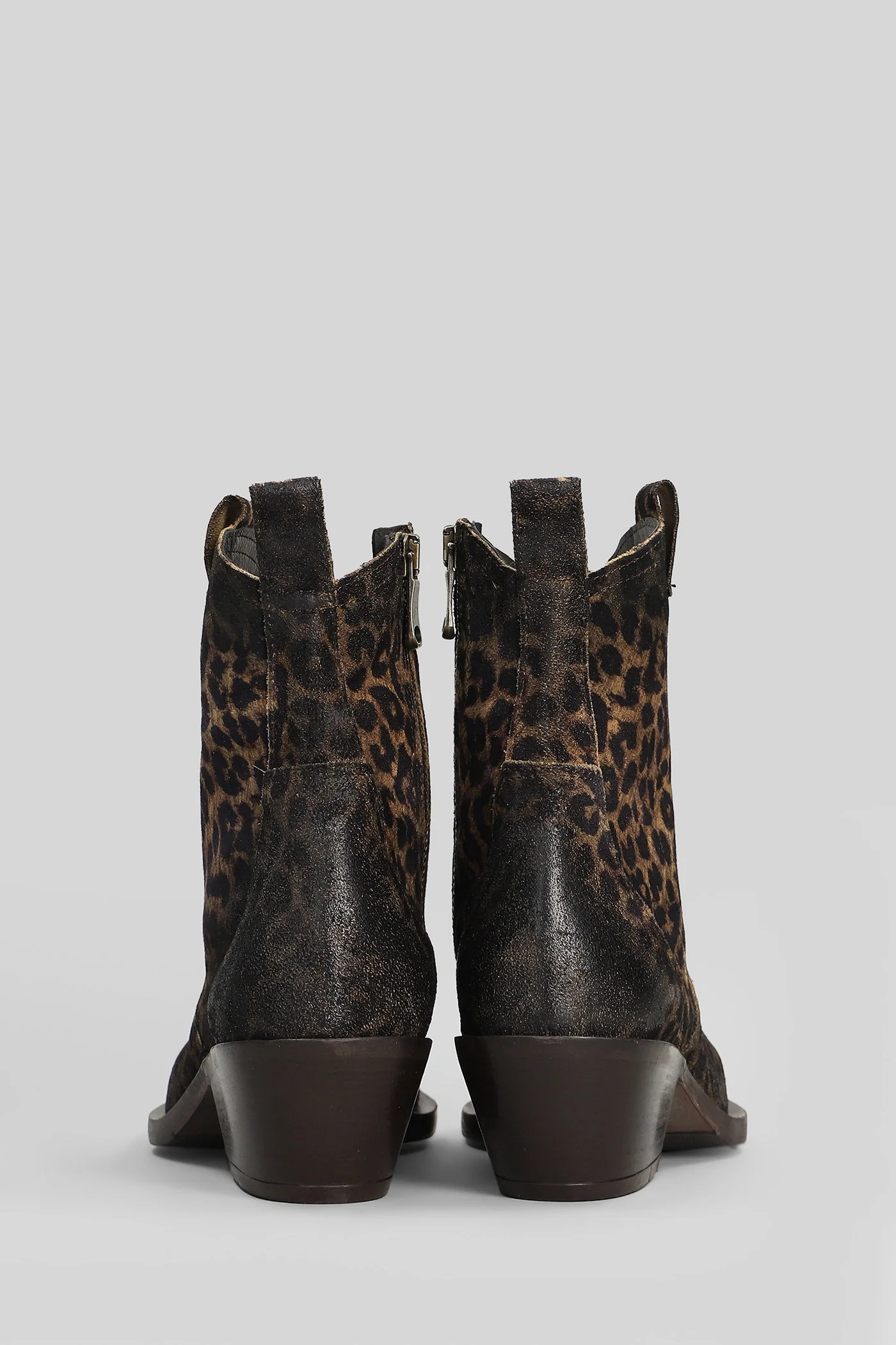 texan Ankle boots in Animalier suede - Image 4