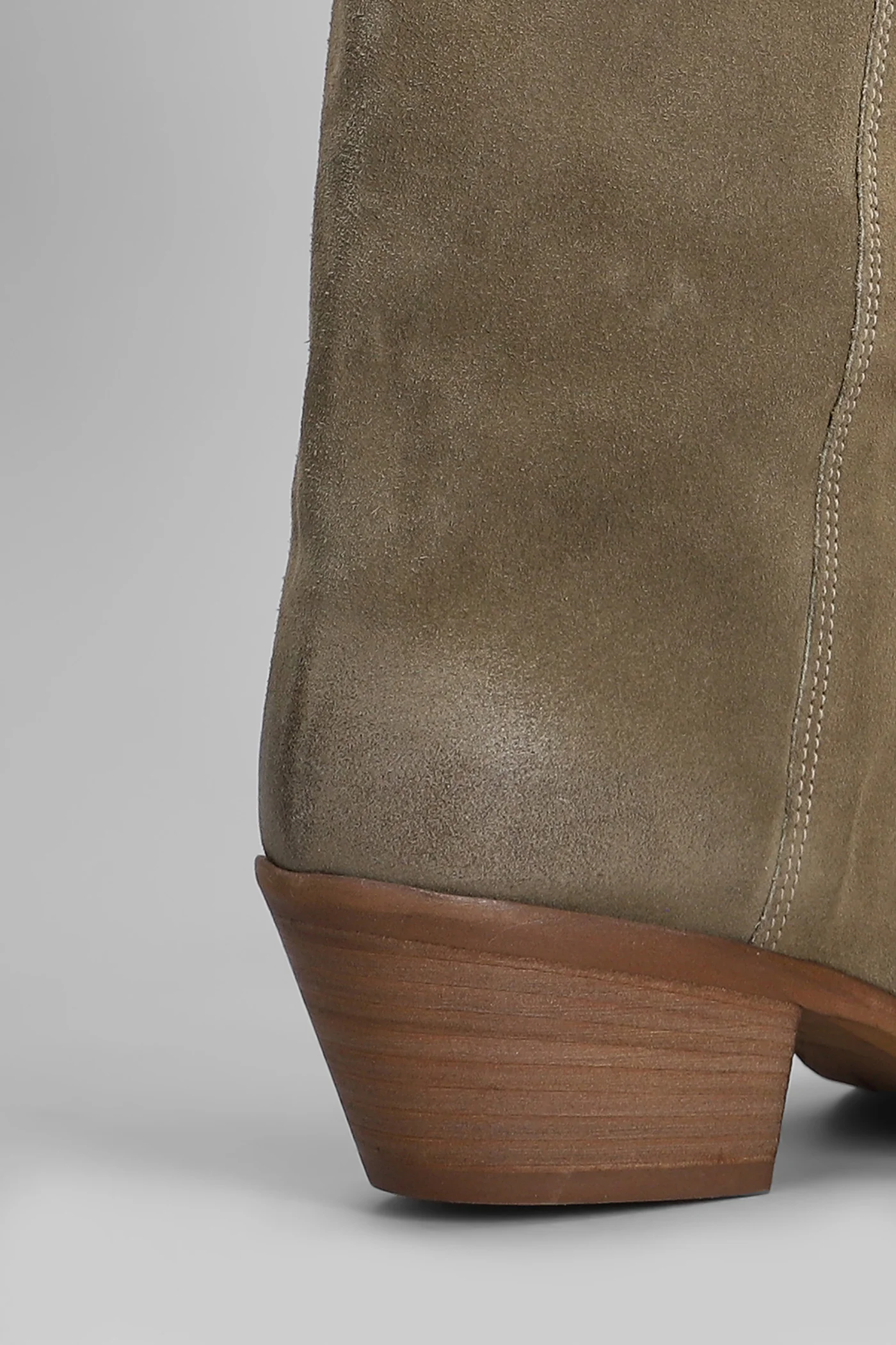 texan boots in beige suede - Image 5