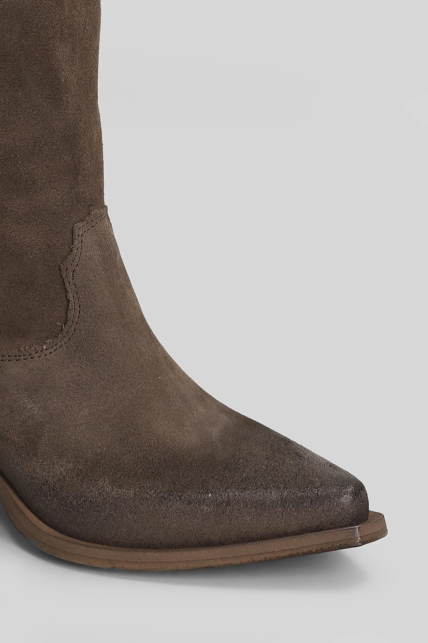 texan boots in brown suede - Image 5