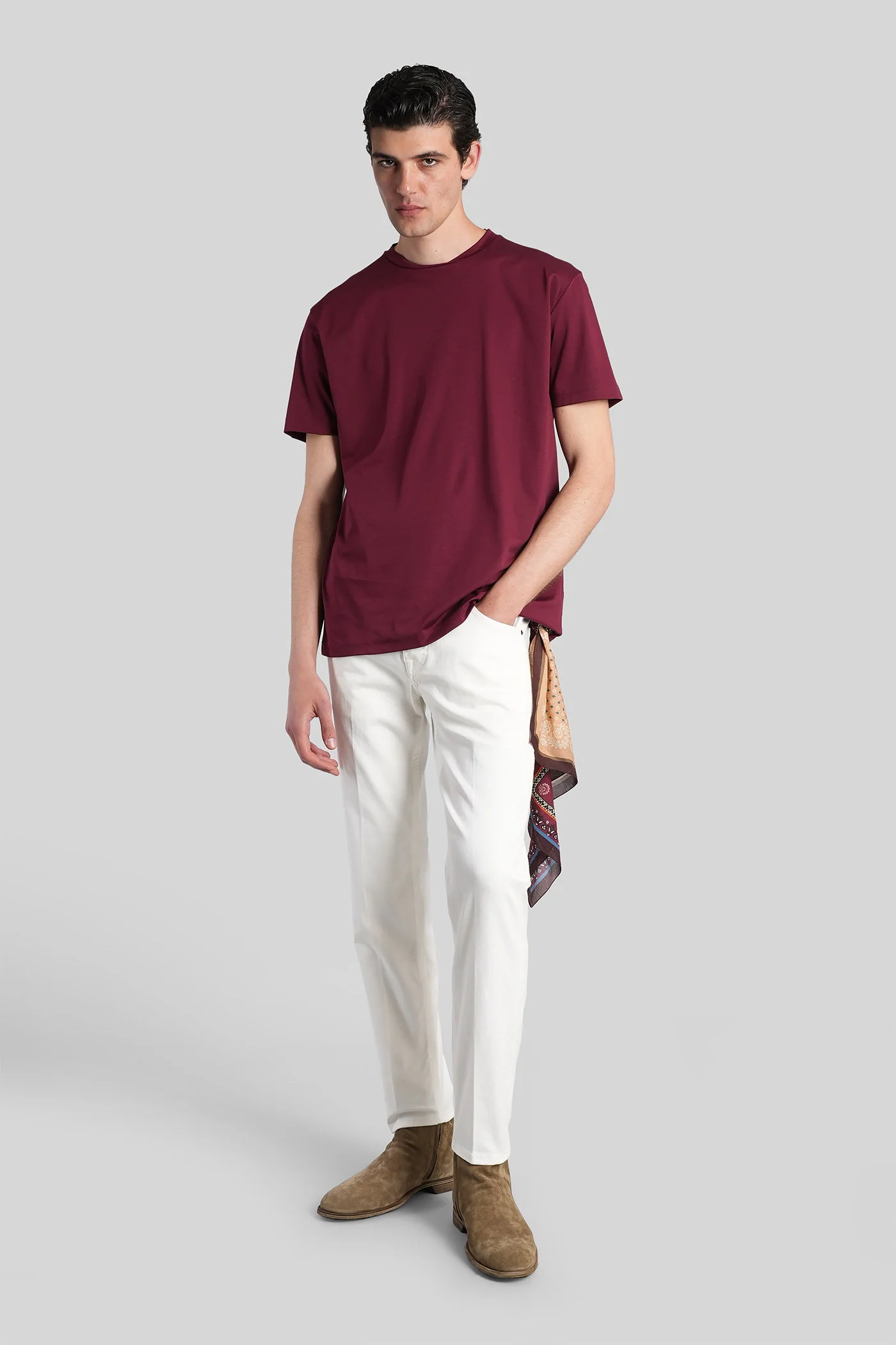Mc-david Pants in beige cotton - Image 2