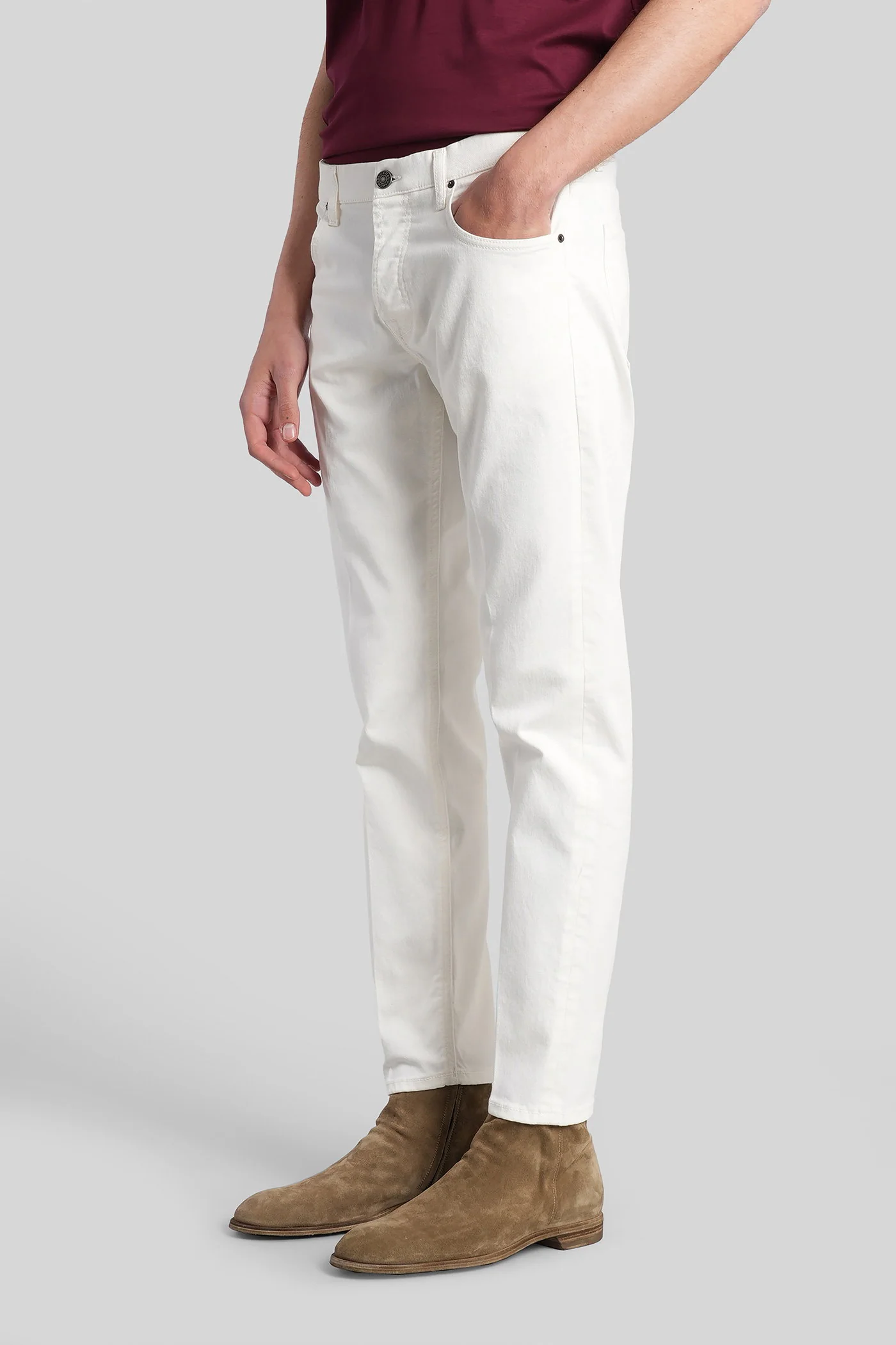 Mc-david Pants in beige cotton - Image 4