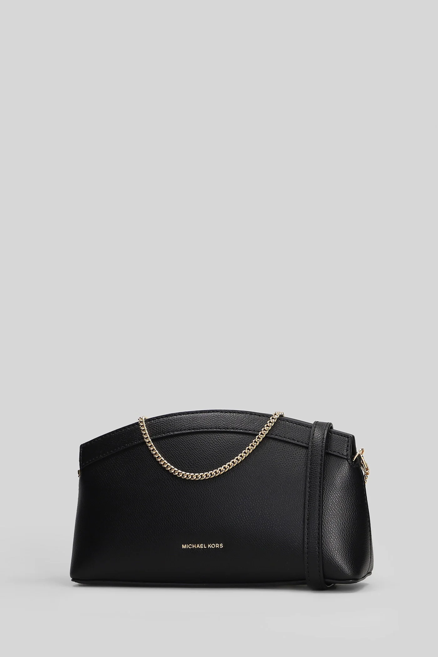 Athena Shoulder bag in black leather - Image 2