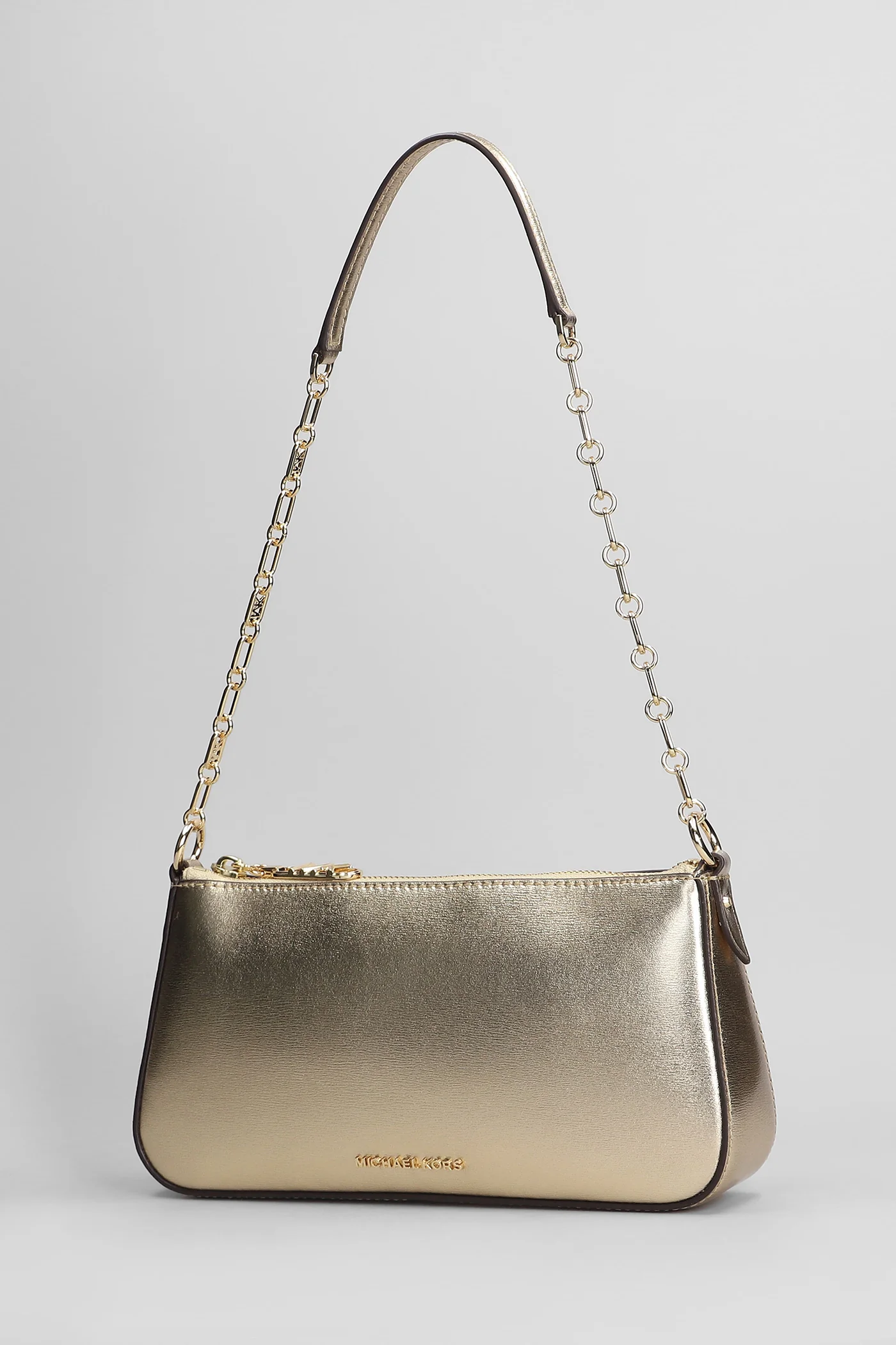 Empire Shoulder bag in gold leather - Image 2