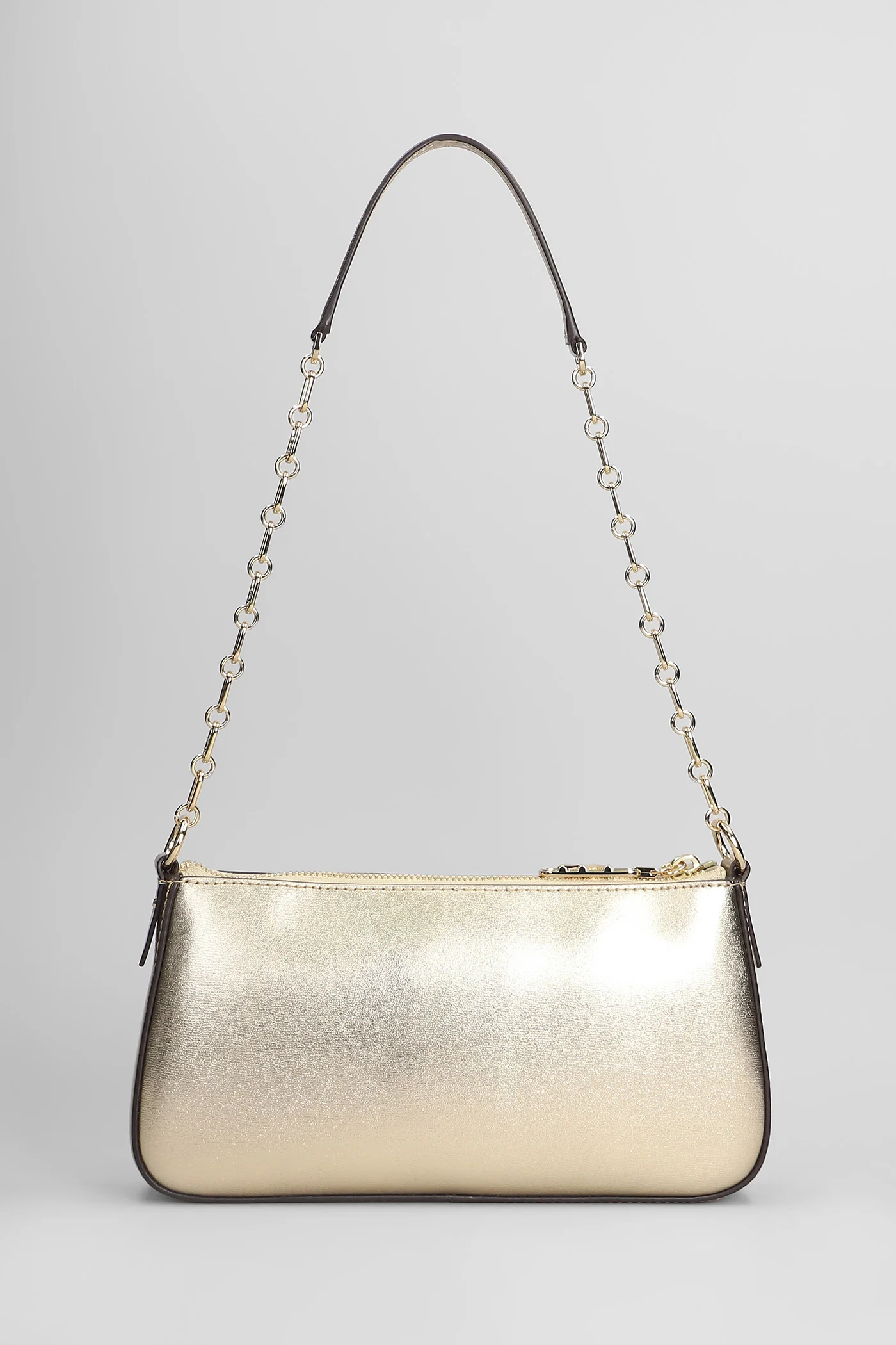 Empire Shoulder bag in gold leather - Image 3