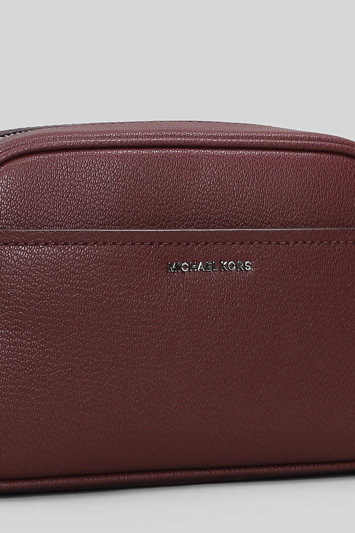 Jet Set Shoulder bag in bordeaux leather - Image 4