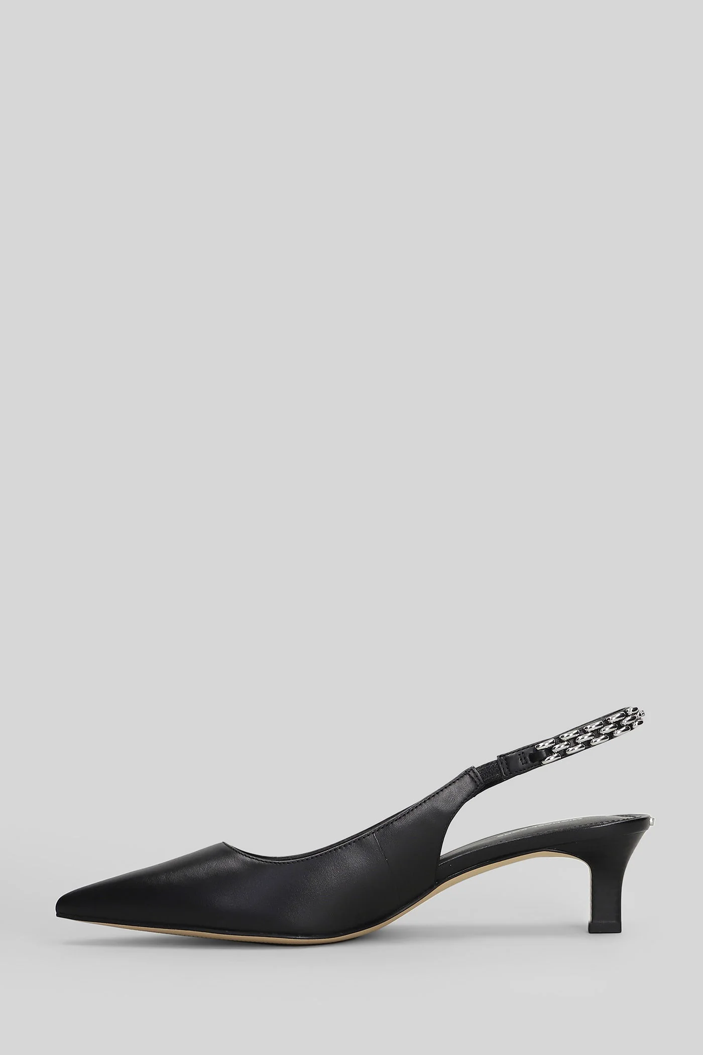 Marcia Pumps in black leather - Image 3